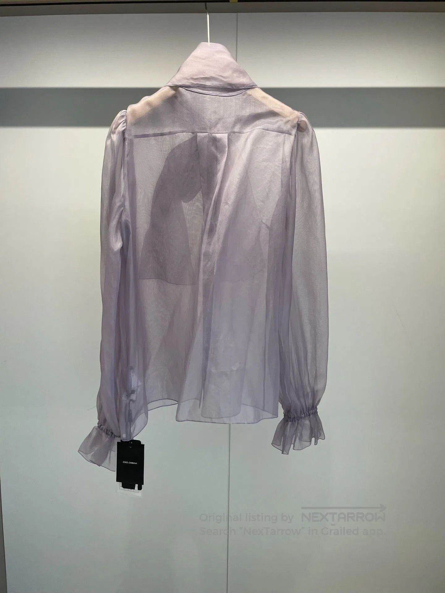 Dolce & Gabbana New DG Silk Shirt. Size M / US 6-8 / IT 42-44 - 2 Thumbnail