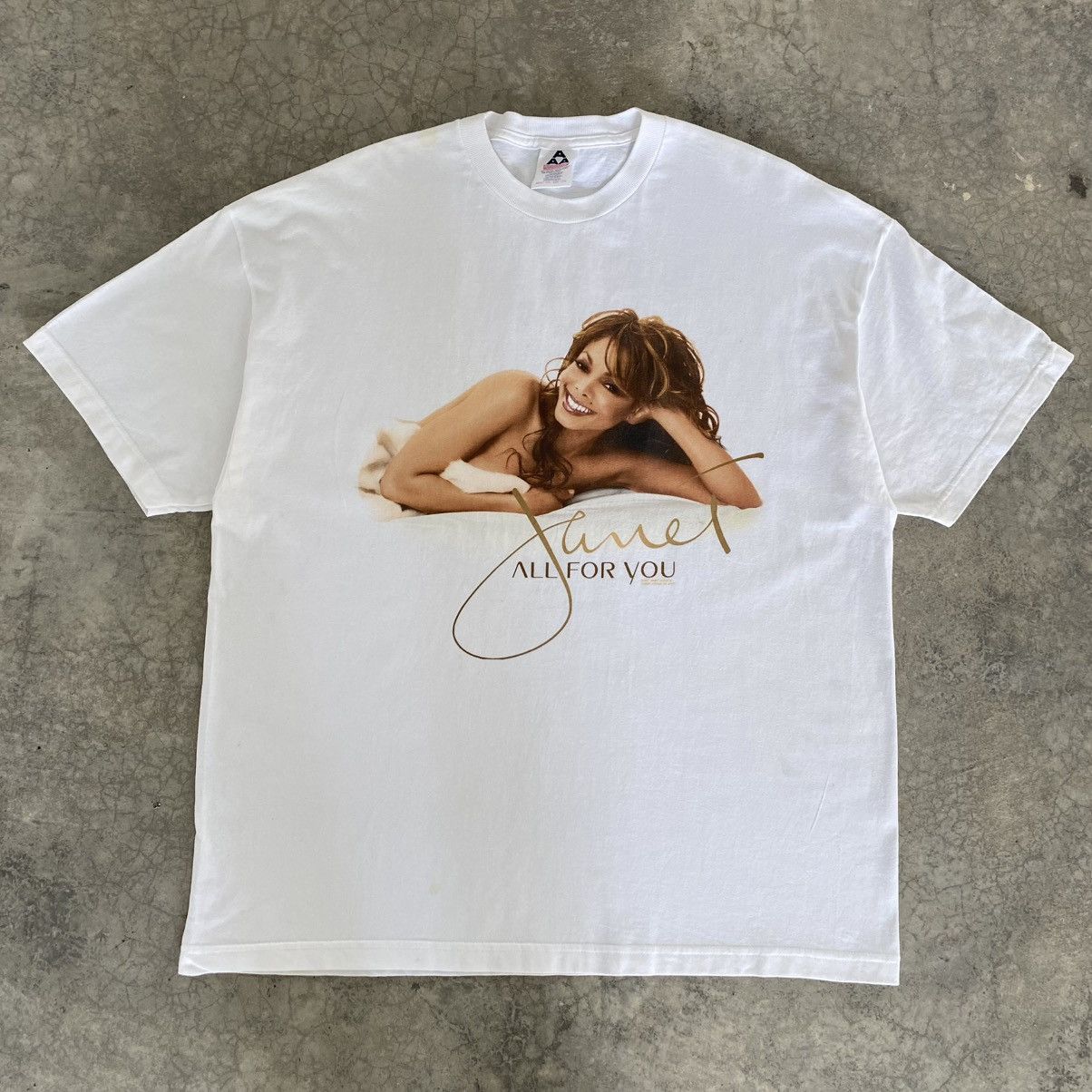 Rap Tees Vintage 2001 Janet Jackson Tour Promo Graphic Tee Size US XXL / EU 58 / 5 - 2 Thumbnail