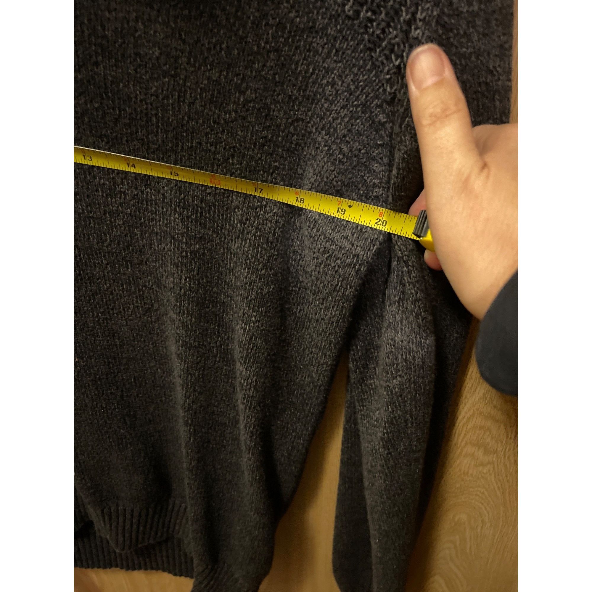Great Northwest Great Northwest men's Gray Shawl Collar Knit Sweater Size L Size US S / EU 44-46 / 1 - 8 Thumbnail