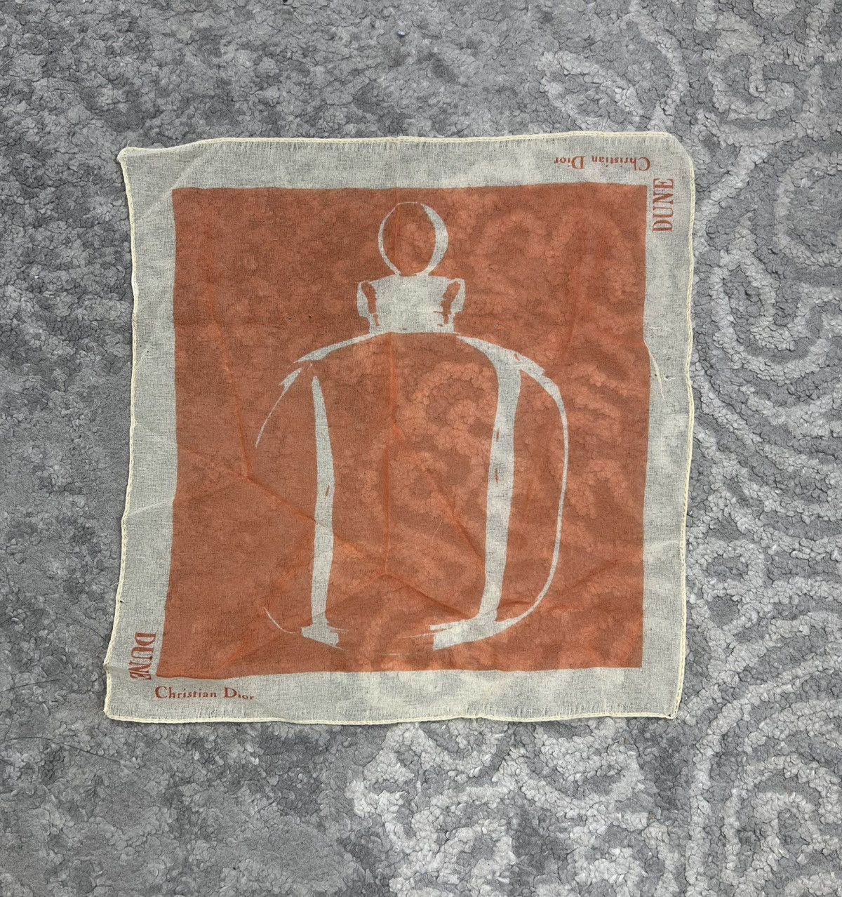 Christian Dior Monsieur Christian Dior Small Silk Scarf 100% Silk Size ONE SIZE - 1 Thumbnail