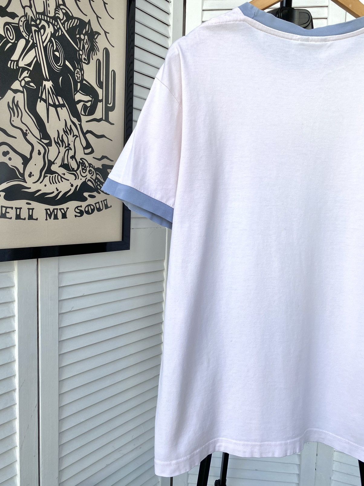 Nike × Vintage Nike Vintage Center Swoosh Logo Retro Style Tee Shirt Size US XL / EU 56 / 4 - 8 Thumbnail