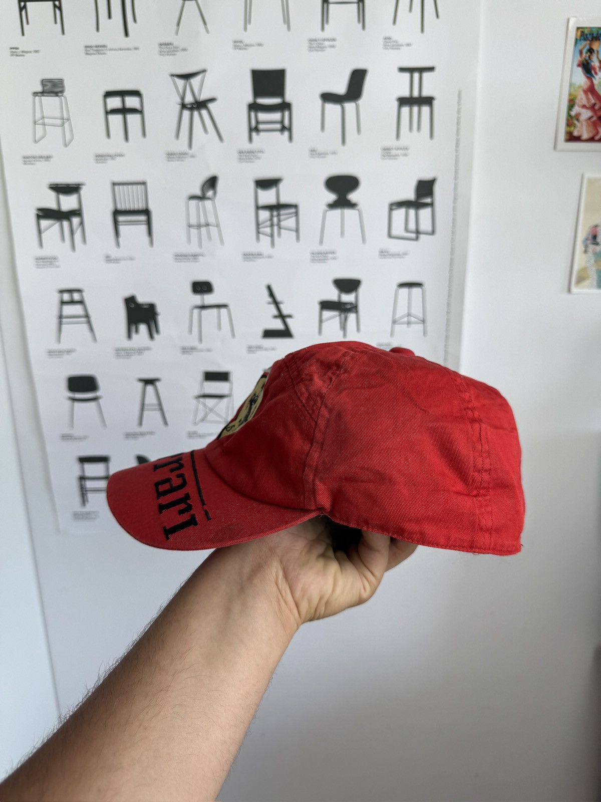 Ferrari Vintage 90s Ferrari racing big logo cap f1 nascar italy y2k Size ONE SIZE - 6 Thumbnail