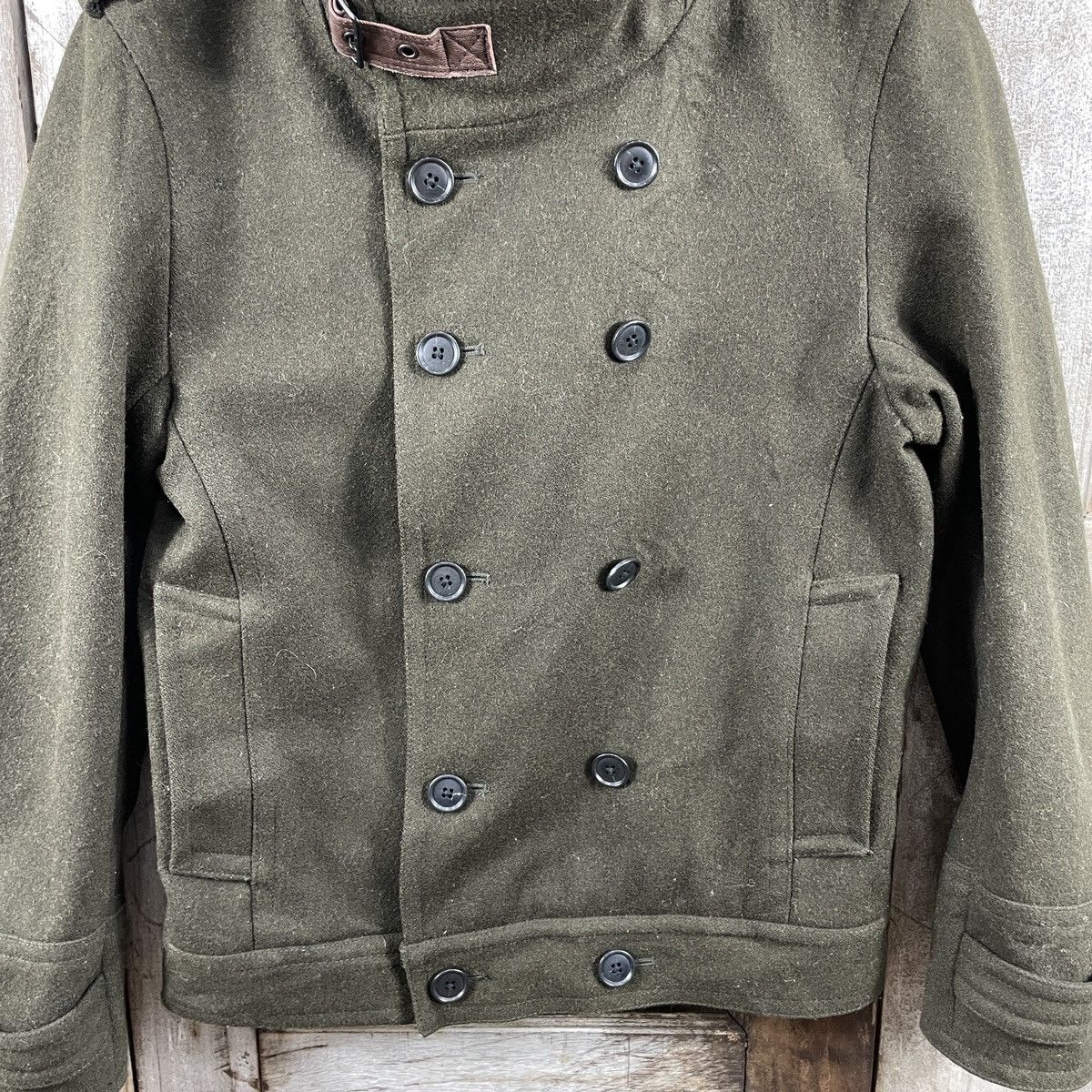 Beams Plus × Vintage Vintage Beams Wool Coat Jacket Size S / US 4 / IT 40 - 3 Thumbnail