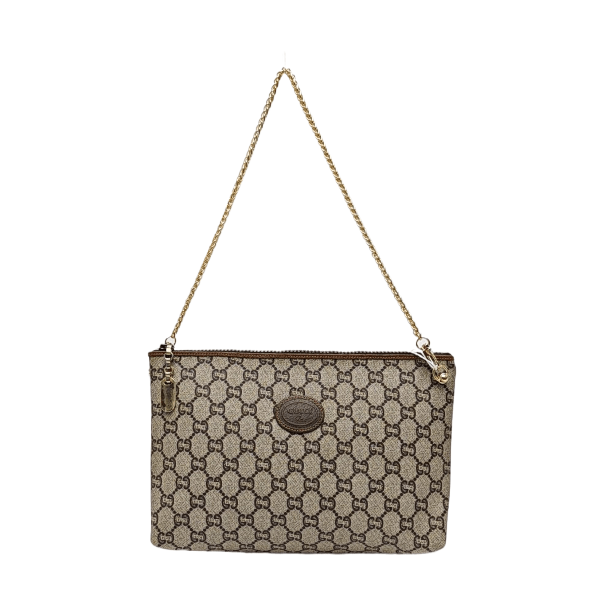Gucci Gucci GG Plus Coated Canvas Shoulder Bag Size ONE SIZE - 1 Thumbnail