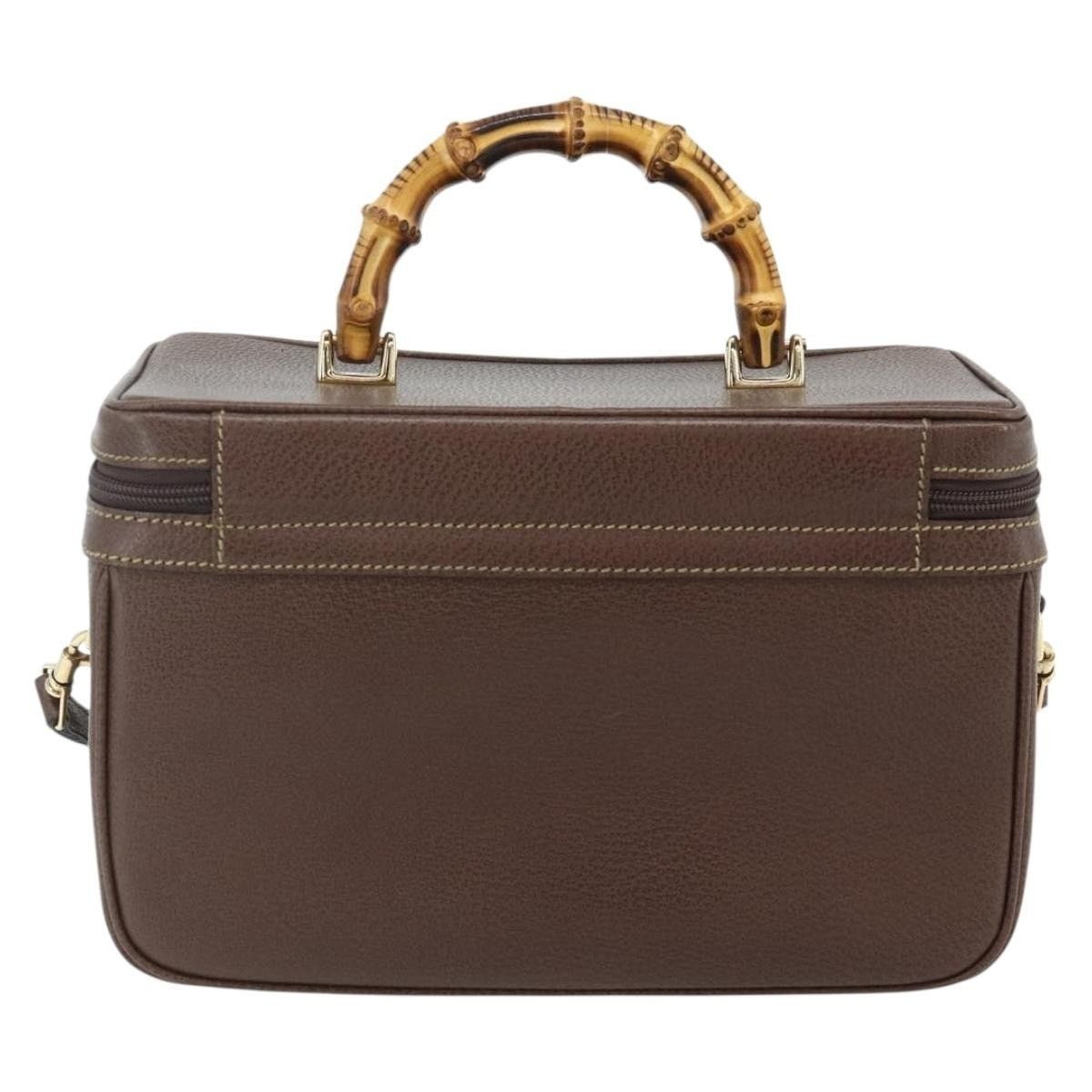 Gucci Gucci Bamboo Leather Handbag 013 Brown Size ONE SIZE - 2 Thumbnail