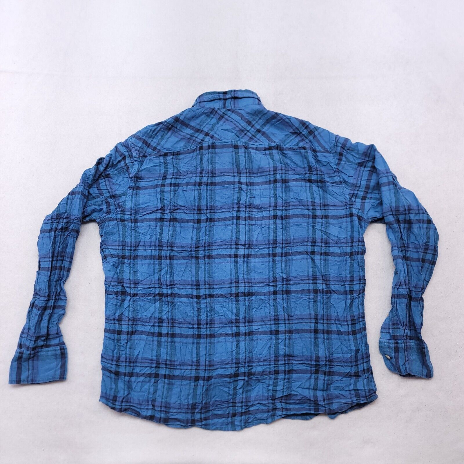 Sonoma Sonoma Madras Flannel Button Up Shirt Mens Size Large L Blue Size US L / EU 52-54 / 3 - 10 Thumbnail