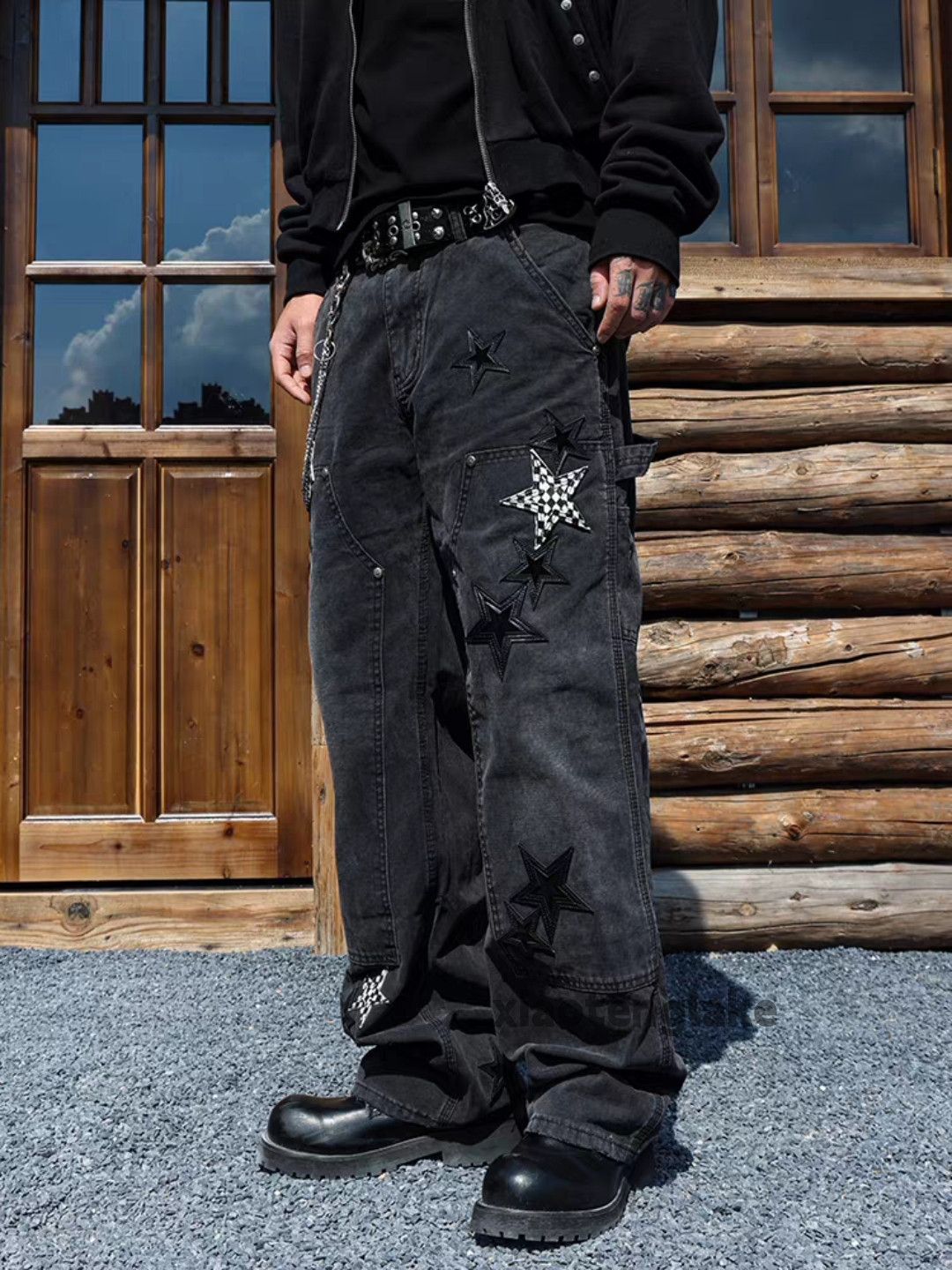 Jean xtl vintage wide Leg loose hiphop carpenter cargo jeans Size US 36 / EU 52 - 1 Thumbnail