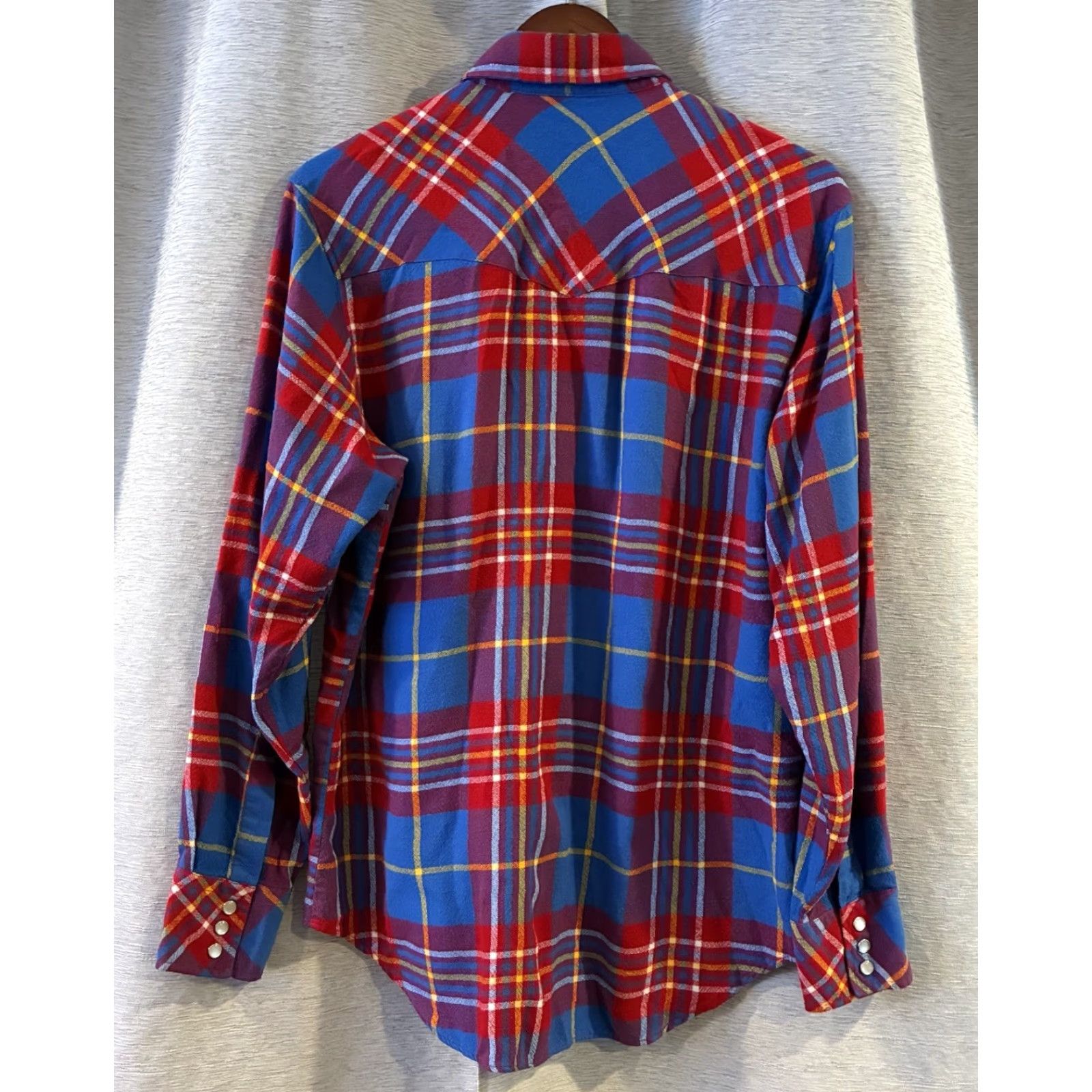 Vintage VINTAGE Greatland Pearl Snap Shirt Mens M Red Plaid Shirt Long Sleeve Button-Up Collared Size US M / EU 48-50 / 2 - 4 Thumbnail