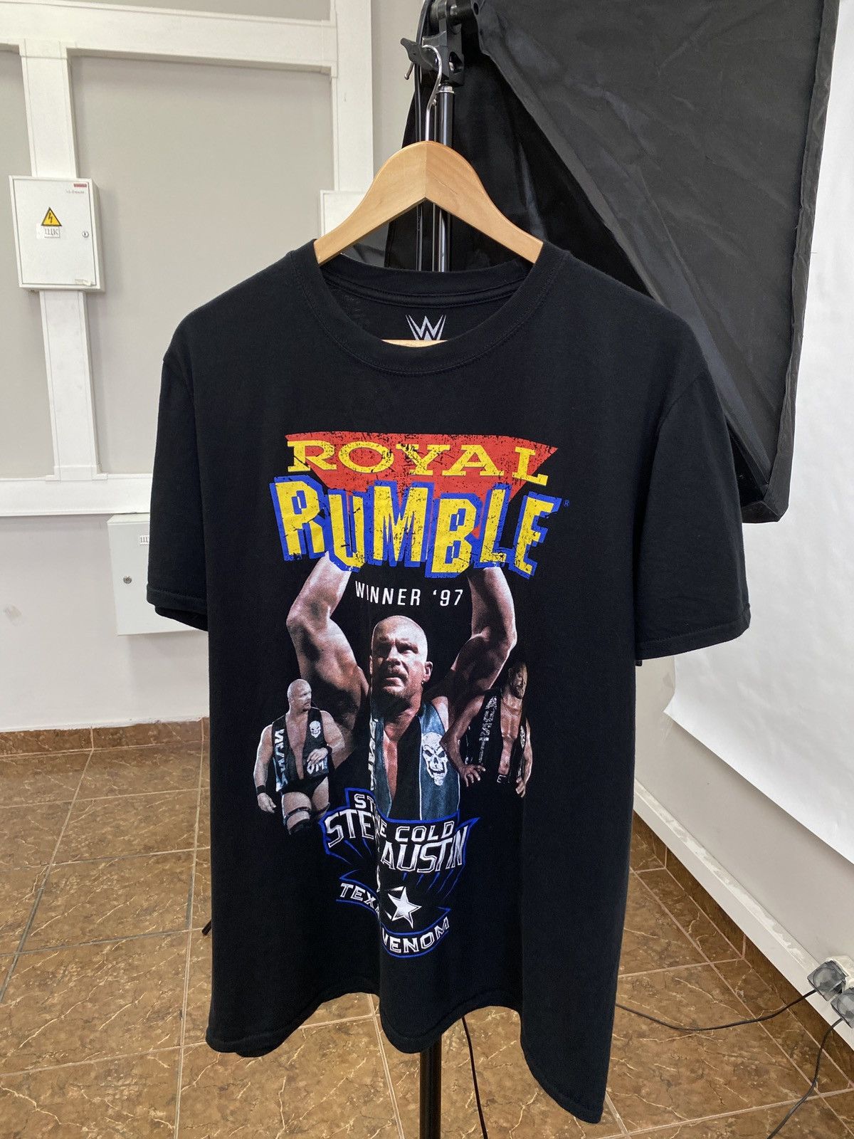 WWE 💀 Stone Cold Steve Austin WWE Wrestling T-Shirt Size US L / EU 52-54 / 3 - 1 Thumbnail