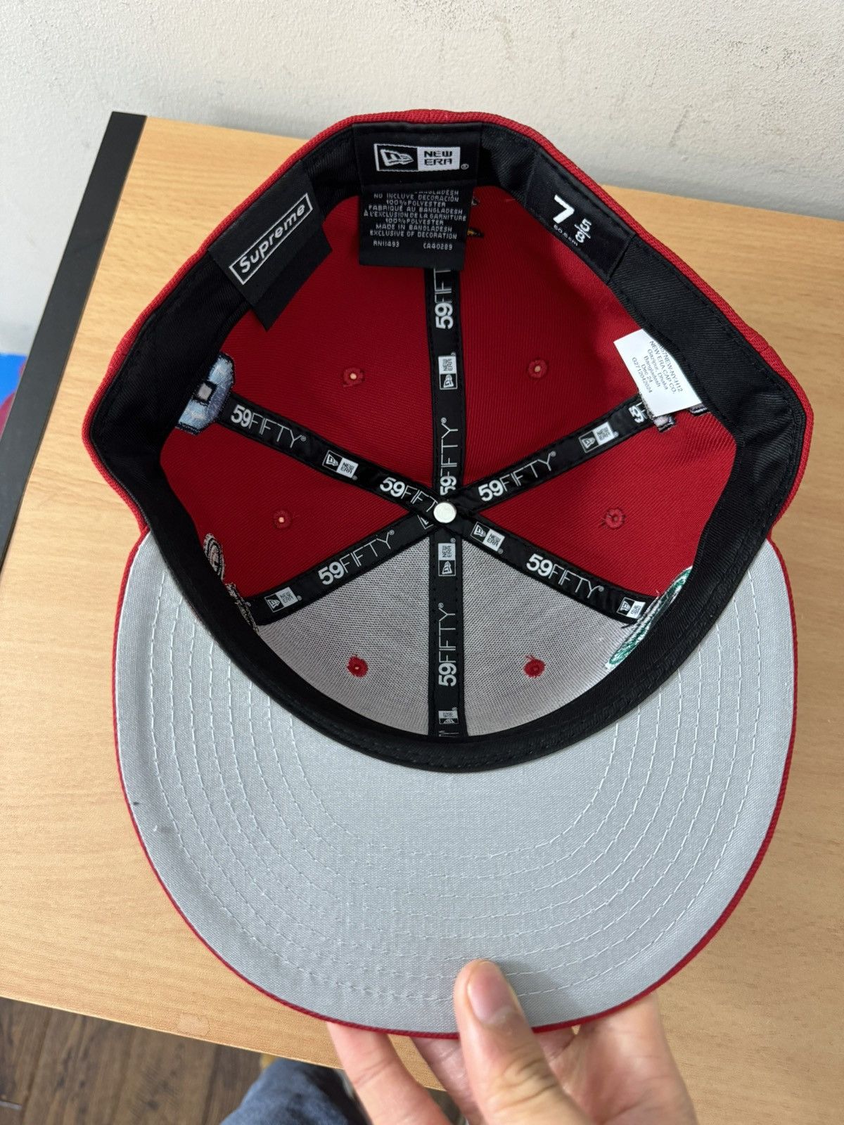 New Era × Supreme Supreme Multi S Logo Fitted Cap Hat Red (7