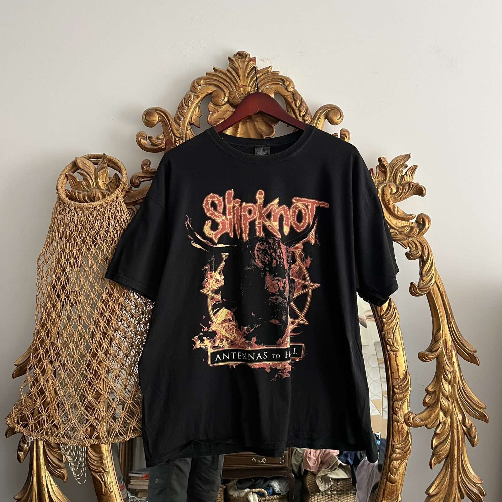 Band Tees Vintage Slipknot Antennas to Hell T-shirt Sz XL Size US XL / EU 56 / 4 - 1 Thumbnail