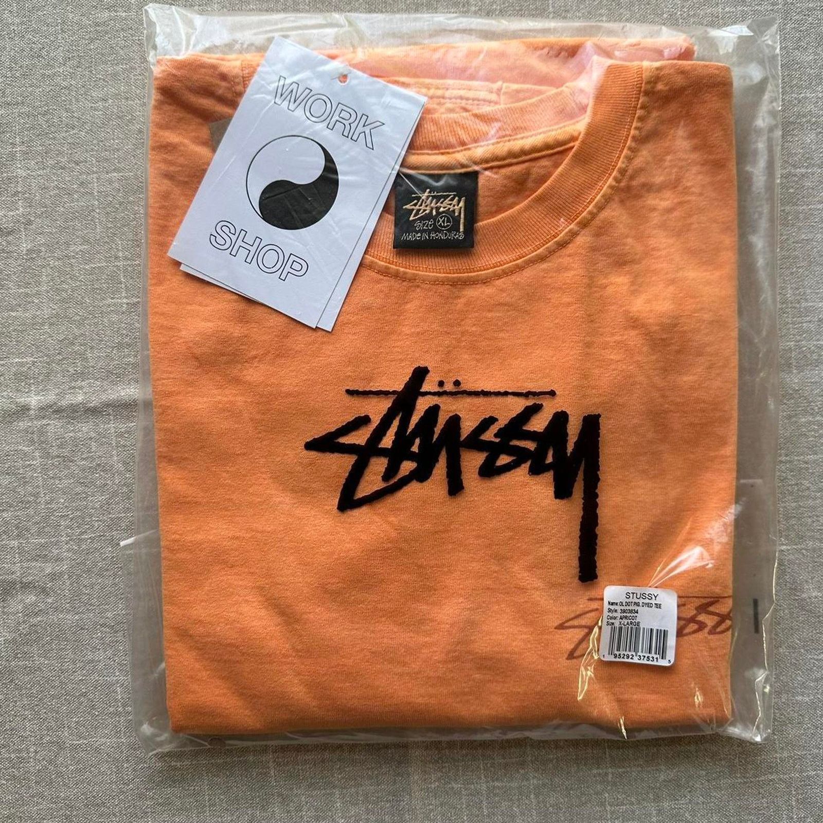 Stussy Stussy x Our Legacy Dot Pigment Dyed T Shirt in Apricot Size US XL / EU 56 / 4 - 3 Thumbnail