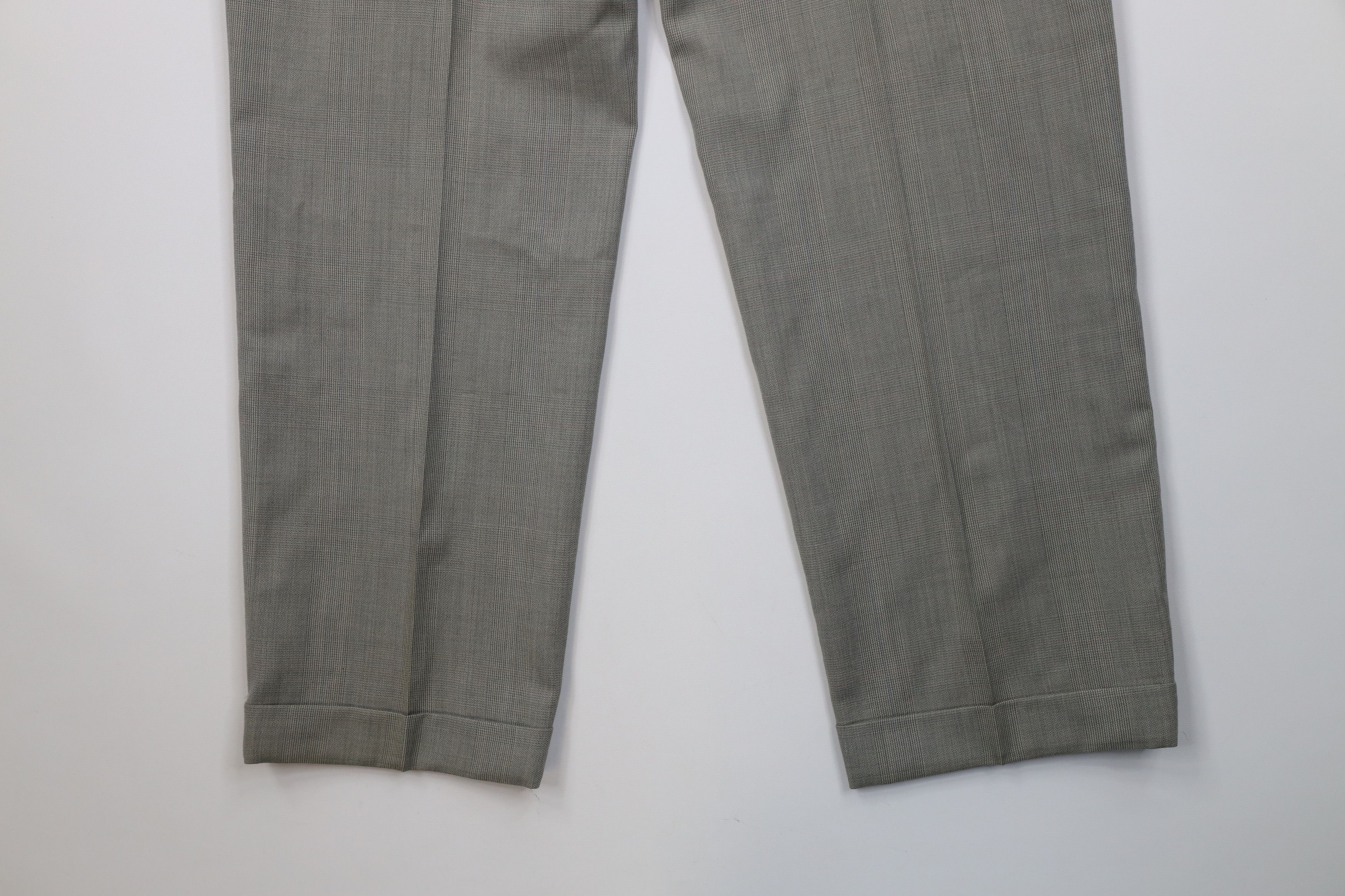 Christian Dior Monsieur Vintage 70s Christian Dior Houndstooth Plaid Chino Pants USA Size US 36 / EU 52 - 13 Thumbnail