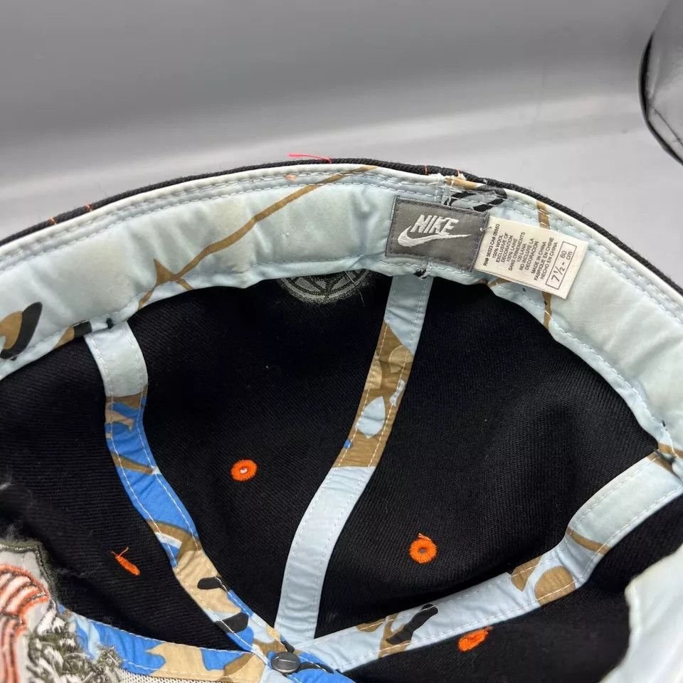 Nike Berlin Hat Men 7 1/2 Black Camouflage Nike Fitted Cap Size ONE SIZE - 5 Thumbnail