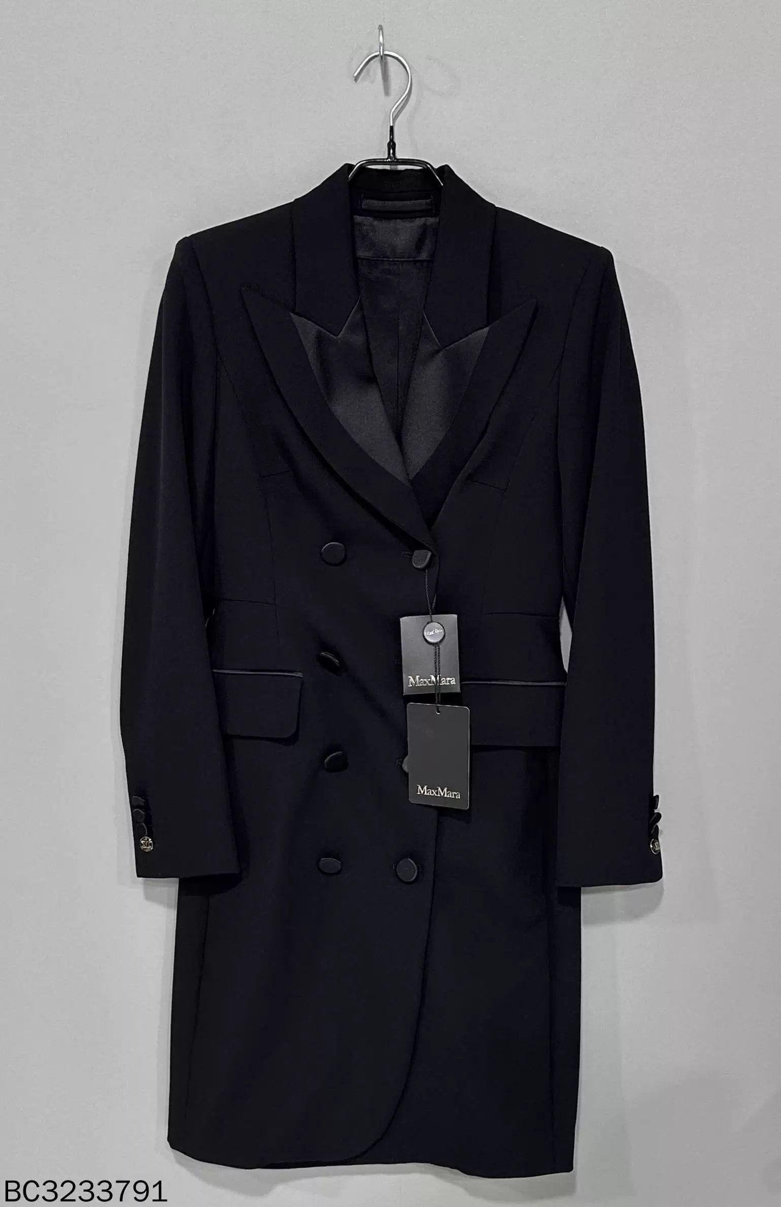 Max Mara long black coat by MaxMara Size US XXS / EU 40 - 1 Thumbnail