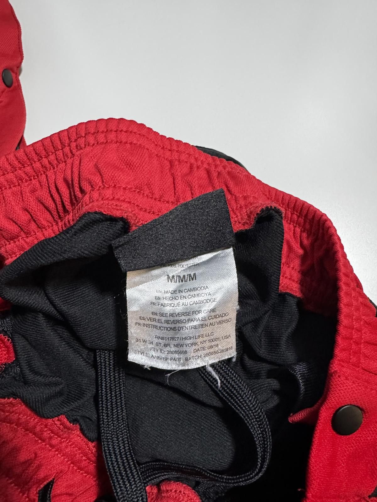 Designer Stylish Black and Red Track Pants Size US 32 / EU 48 - 2 Thumbnail