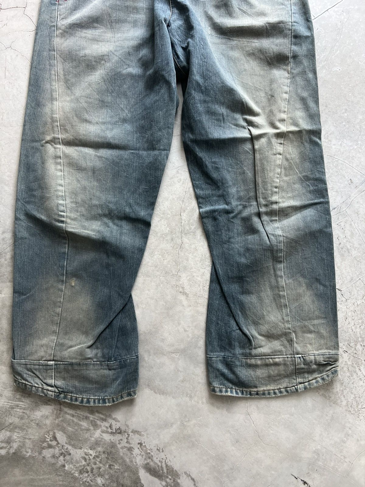 Levi's Levis Engineered Jeans Buckle Back Tag W32 Actual 33x28.5 Size US 32 / EU 48 - 3 Thumbnail