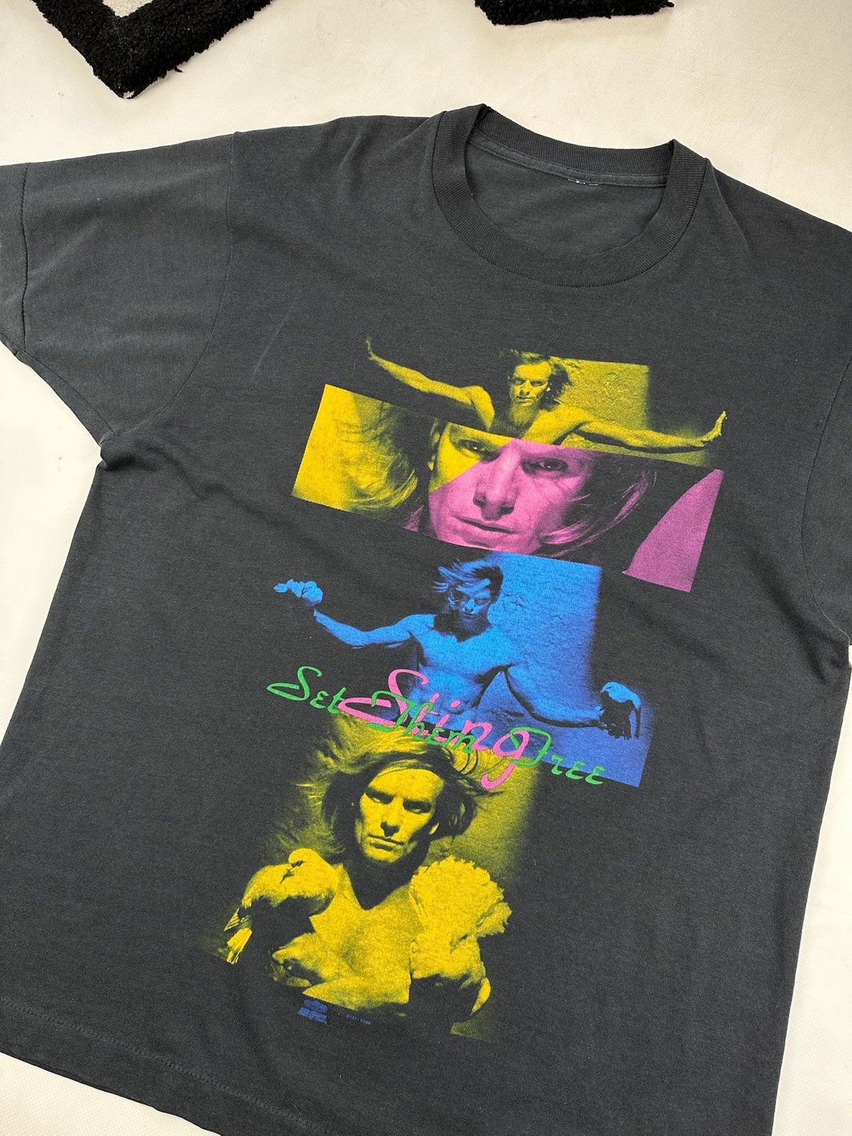 Band Tees × Vintage Vintage Sting T Shirt Rock Punk Tee 90s art Size US L / EU 52-54 / 3 - 6 Thumbnail