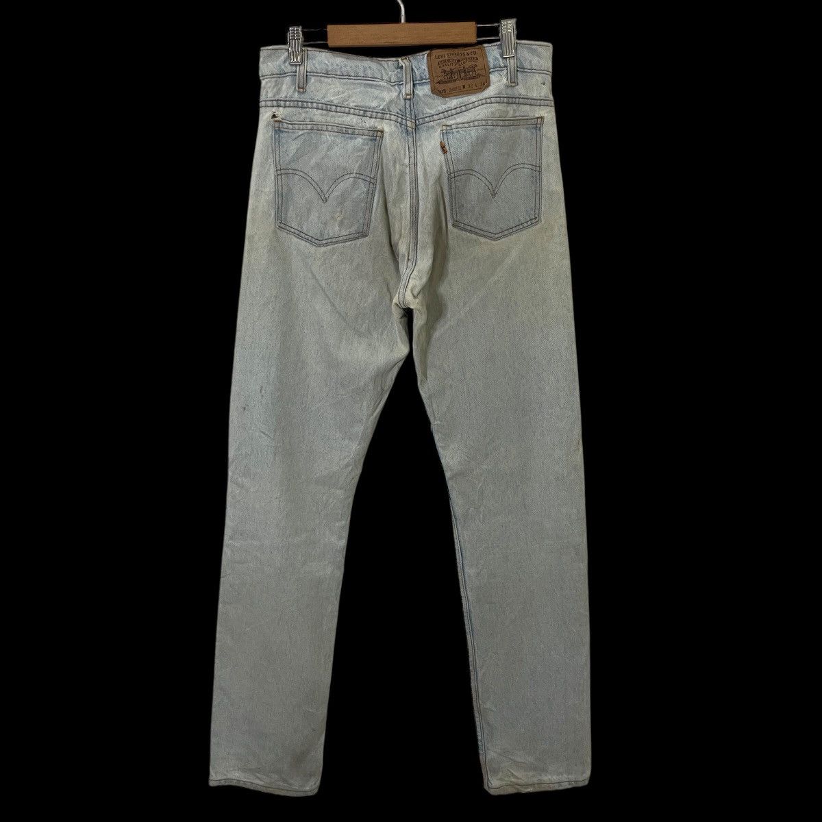 Levi's Vintage Levis 505 Distressed Denim Jeans Size US 32 / EU 48 - 9 Thumbnail