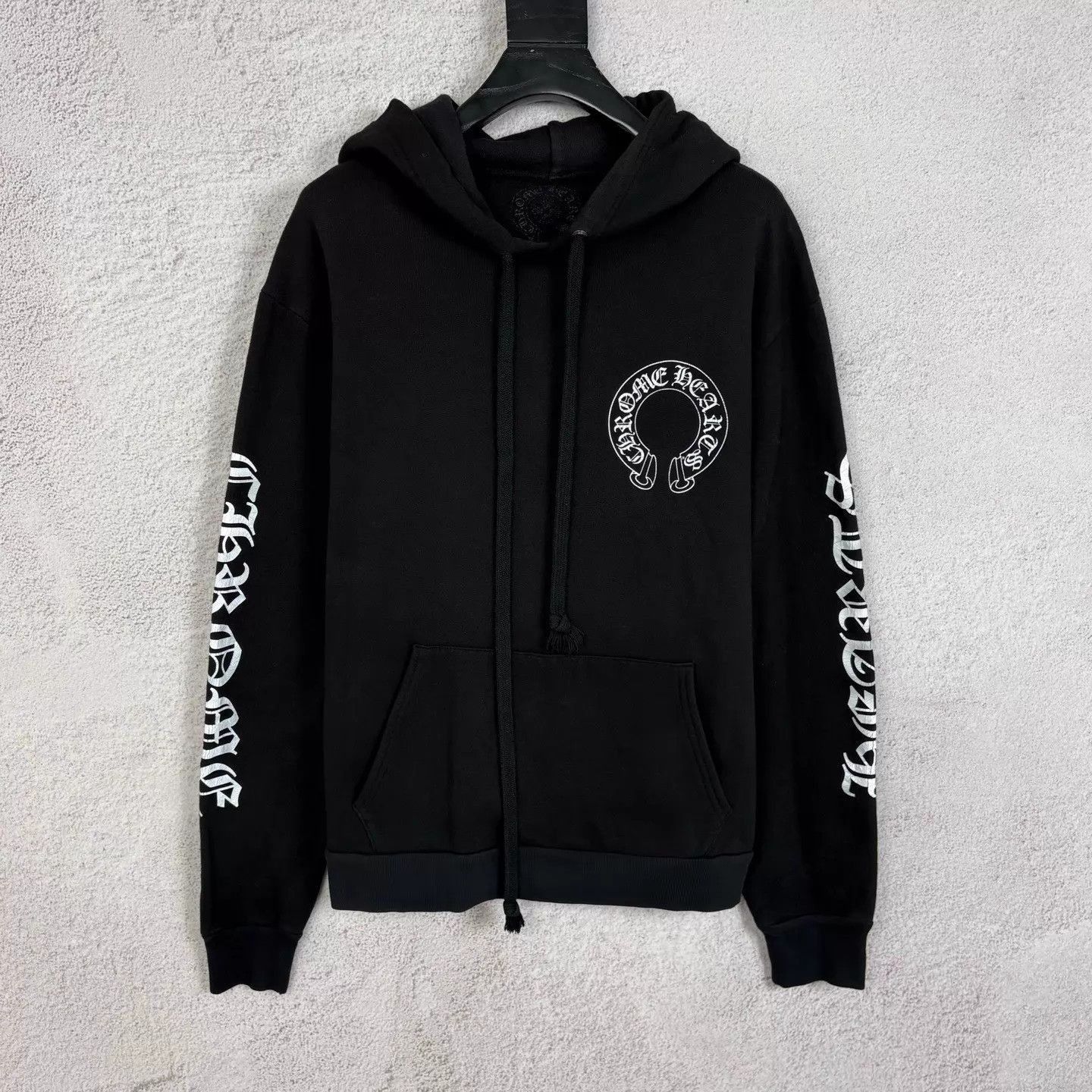 Chrome Hearts Black Graphic Print Zip-Up Hoodie Size US S / EU 44-46 / 1 - 1 Thumbnail