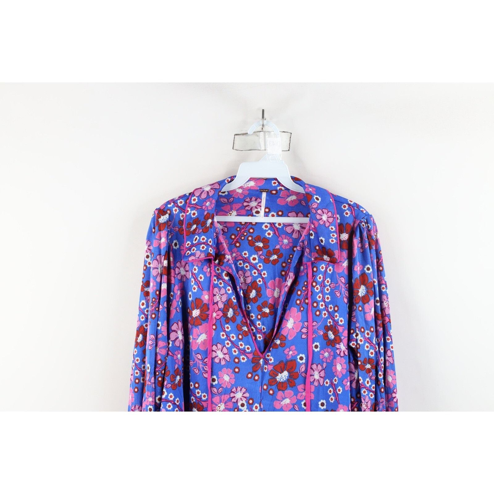 Free People Free People Flower Floral Daisy Jane Knit Tunic Dress Size S / US 4 / IT 40 - 2 Thumbnail
