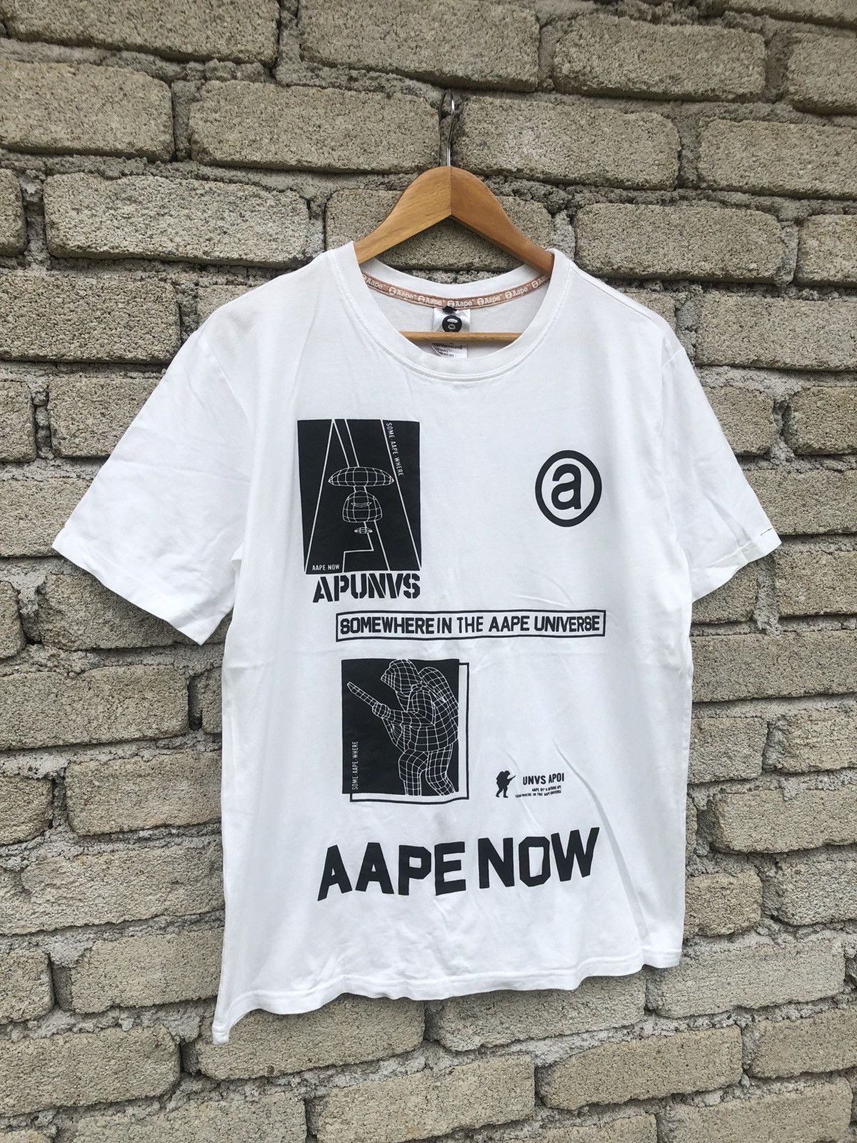 Japanese Brand Vintage Y2K Aape By Bathing Ape Tee Size US M / EU 48-50 / 2 - 3 Thumbnail