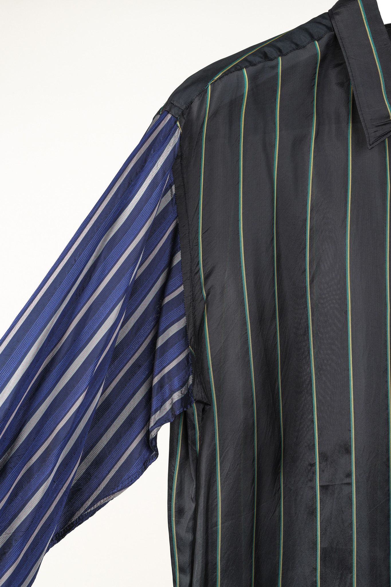 Comme des Garcons Comme des Garçons Shirt Black Multi-Colour Stripe Button Up Size US M / EU 48-50 / 2 - 5 Thumbnail