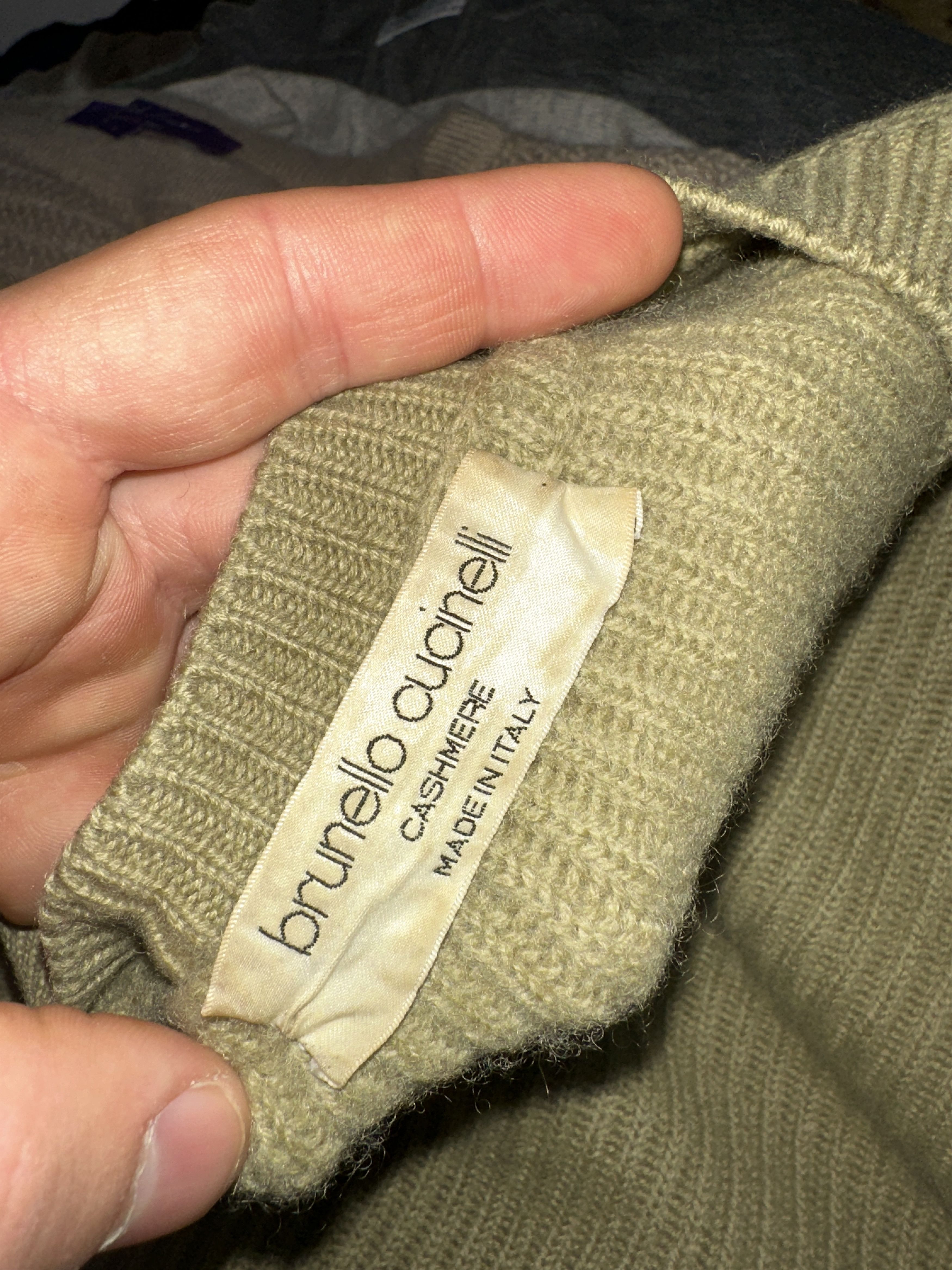 Brunello Cucinelli Brunello Cucinelli 100% Cashmere Knit V-Neck Drop Shoulde XL Size XL / US 12-14 / IT 48-50 - 3 Thumbnail