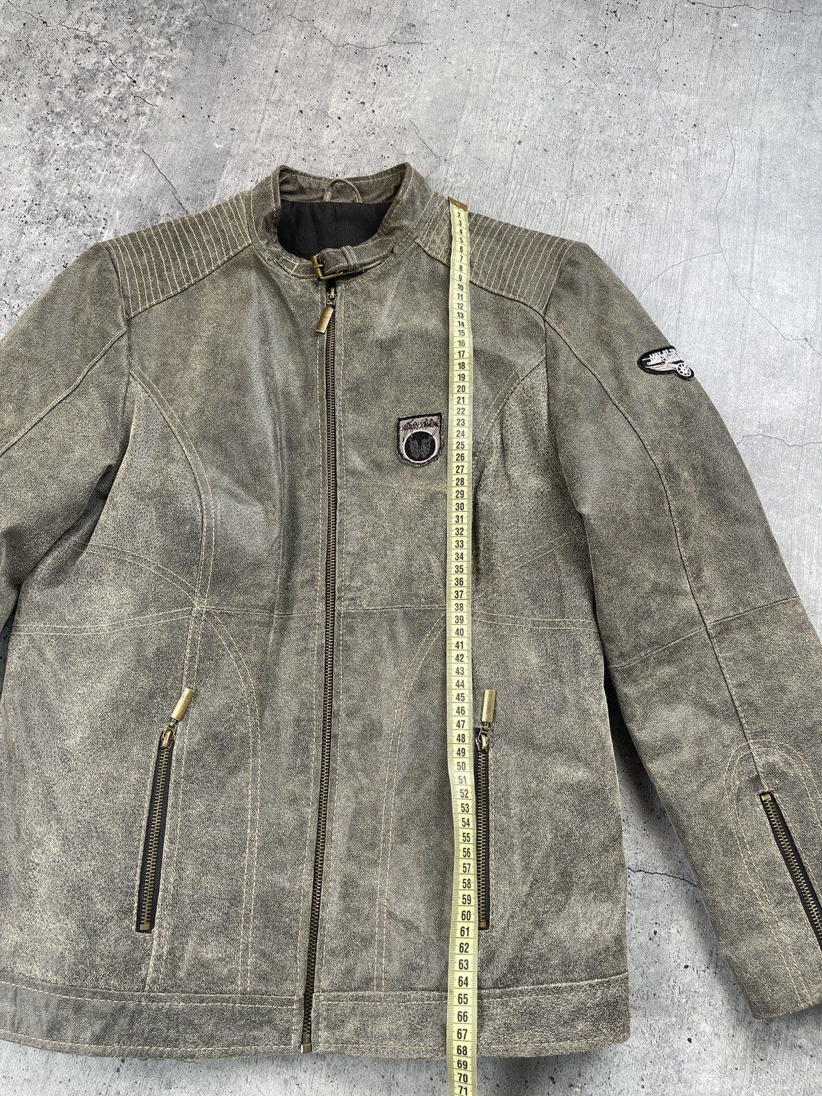 Vintage Y2K Vintage Avant Garde Leather Jacket Opium Rare 90s Casual Size US M / EU 48-50 / 2 - 4 Thumbnail