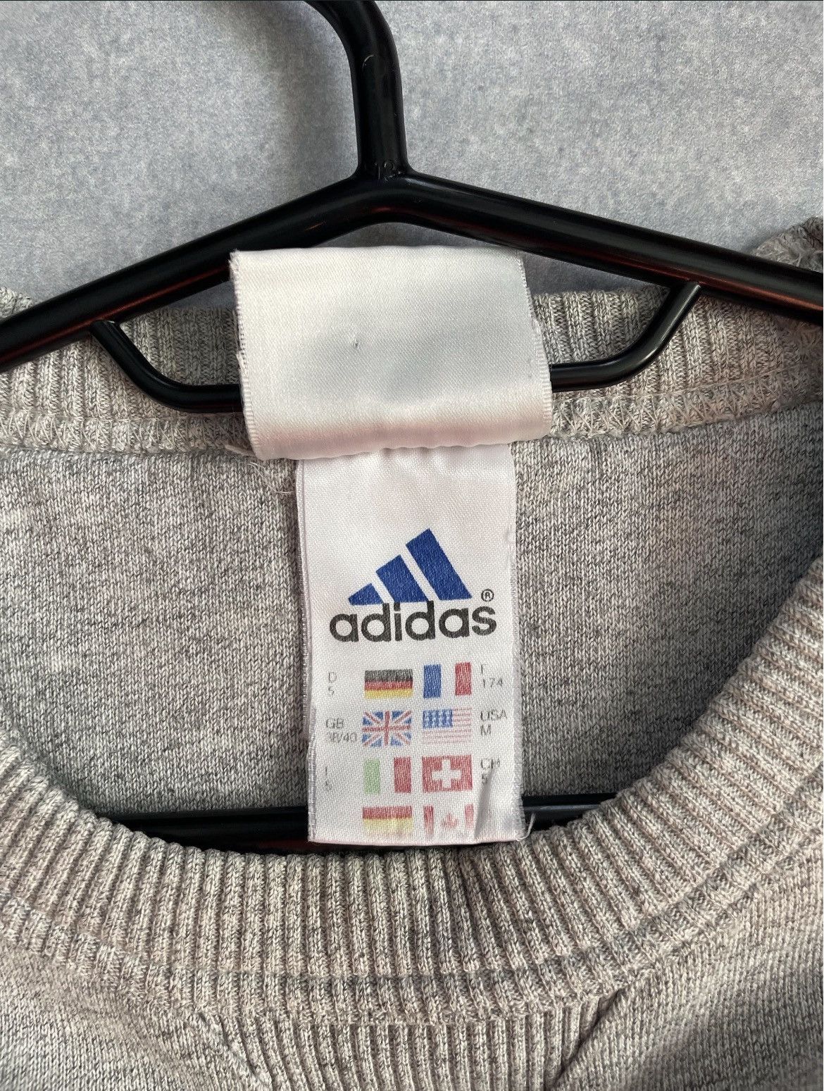 Adidas Adidas Streetwear Vintage Big Logo Sweatshirt Size US S / EU 44-46 / 1 - 6 Thumbnail