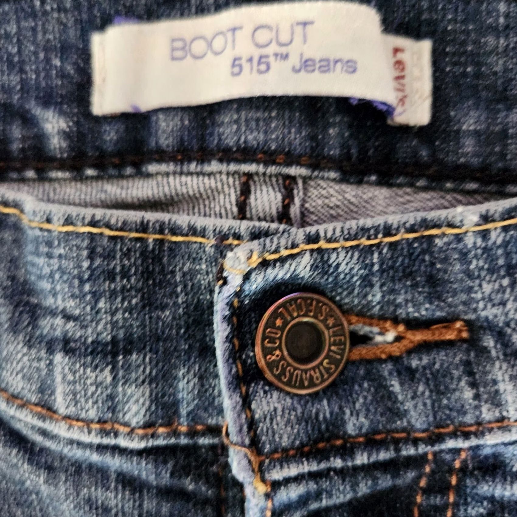 Levi's Levi's 515 Jeans Womens 8 M Boot Cut Stretch Mid Rise Denim 29x31 Blue Size 30" / US 8 / IT 44 - 4 Thumbnail