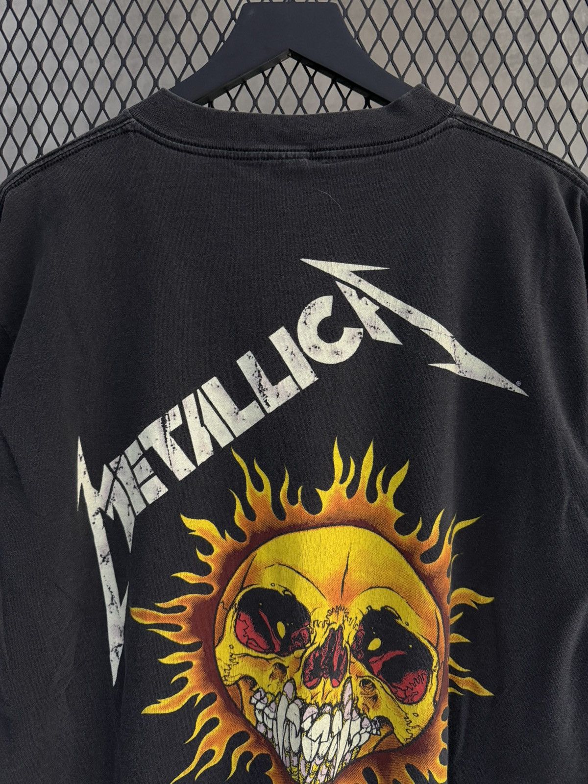 Band Tees Vintage 1994 Metallica Pushead Fire Size US L / EU 52-54 / 3 - 5 Thumbnail