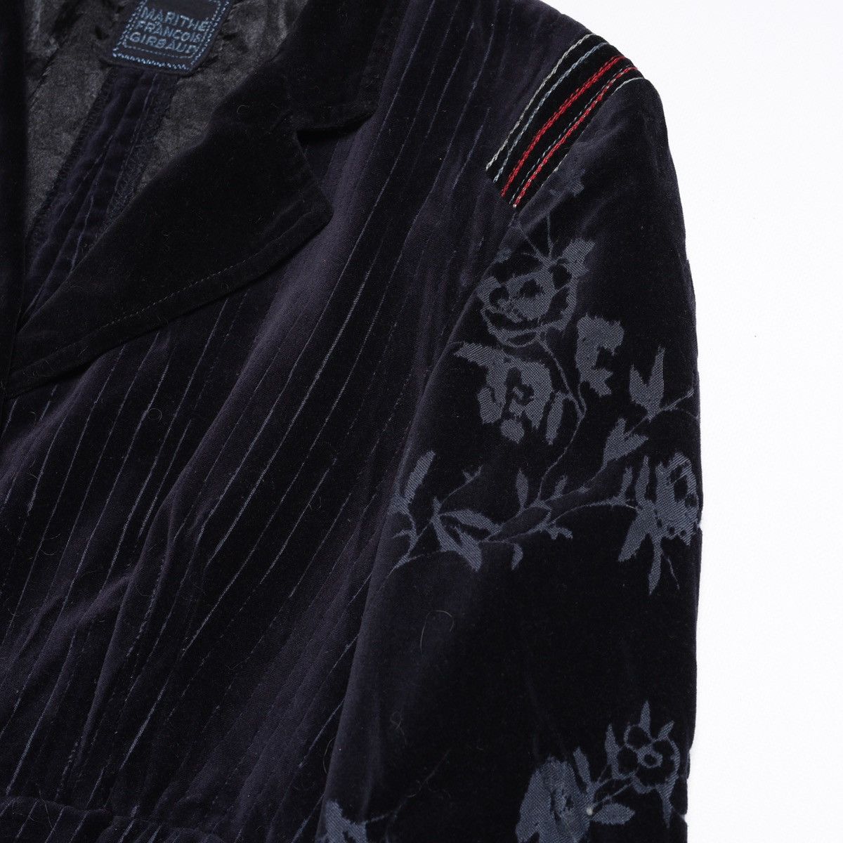 Marithe + Francois Girbaud Marithe Francois Girbaud Velvet Velour Blazer Avantgarde Size S / US 4 / IT 40 - 7 Thumbnail