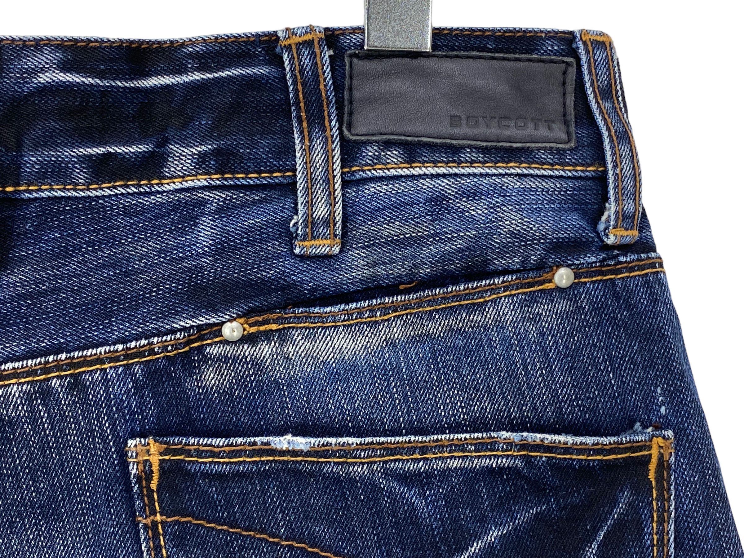 Southpole Boycott Distressed Denim Jeans Boycott Japanese Jeans Pants Size US 33 - 10 Thumbnail
