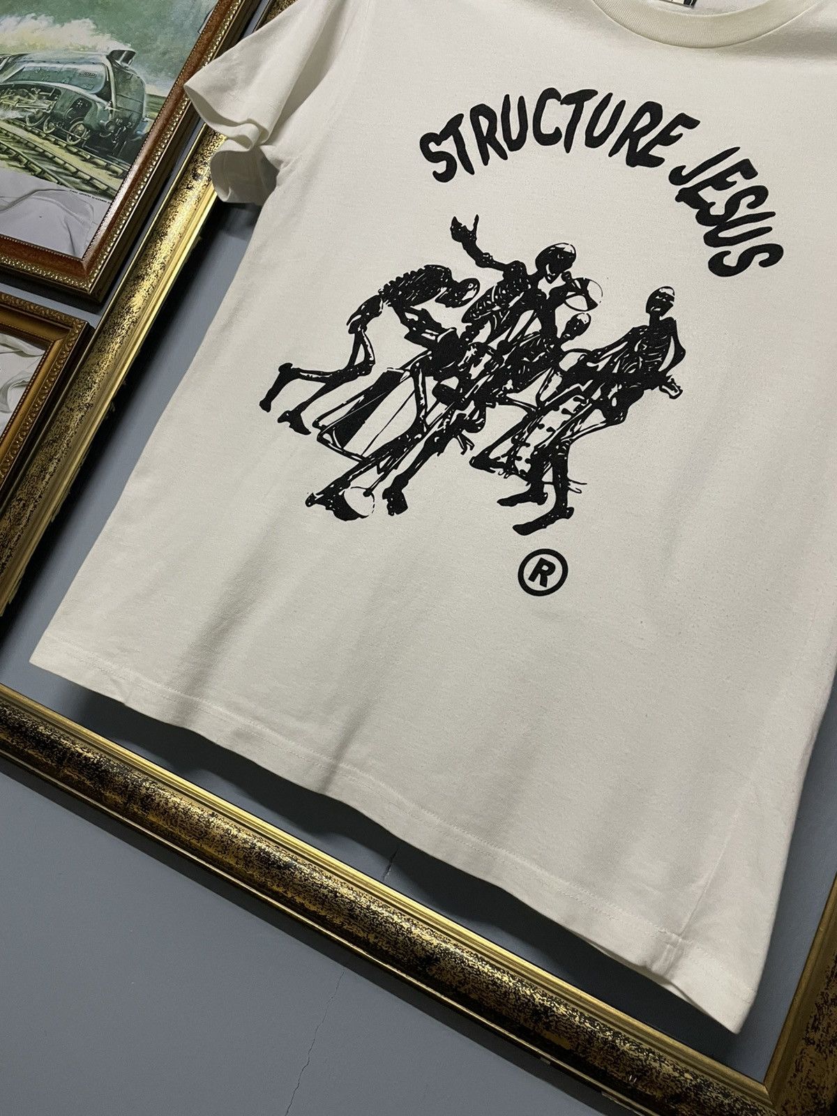 Hysteric Glamour Vintage 90s Japan Designer Manarchy Structure Jesus Band Tee Size US S / EU 44-46 / 1 - 5 Thumbnail