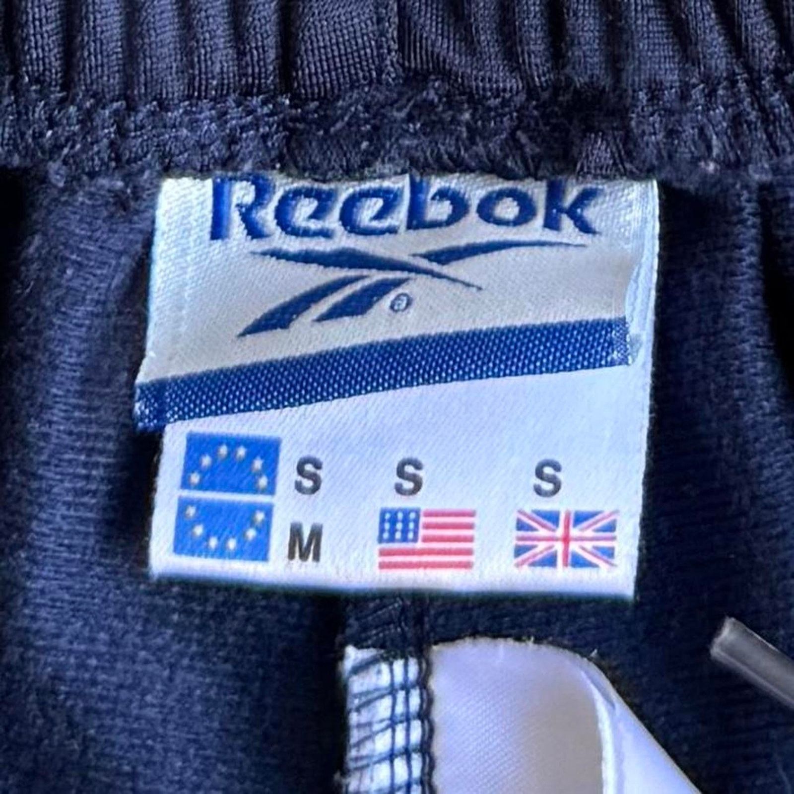 Japanese Brand × Reebok × Vintage Vintage Y2K Reebok Navy Blue Essential Technical Sweatpants Size US 28 / EU 44 - 3 Thumbnail