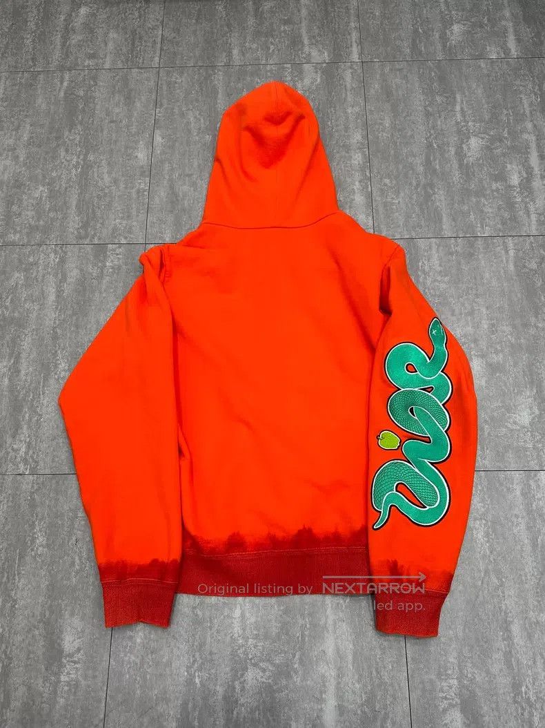 Dior Dior Orange hooded zipper long-sleeved sweatshirt Size US XL / EU 56 / 4 - 2 Thumbnail