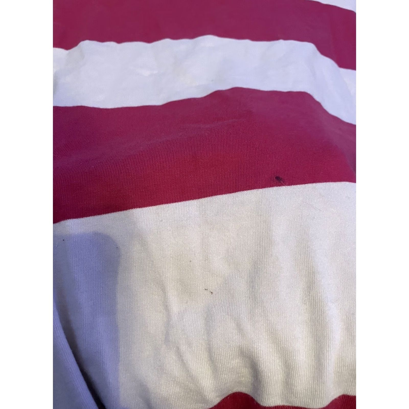 Polo Ralph Lauren VINTAGE 90s Polo Ralph Lauren Striped Rugby Shirt XL Men Polo Shirt Long Sleeve White Pink White Striped Rugby 90s Mens XL Size US XL / EU 56 / 4 - 6 Thumbnail