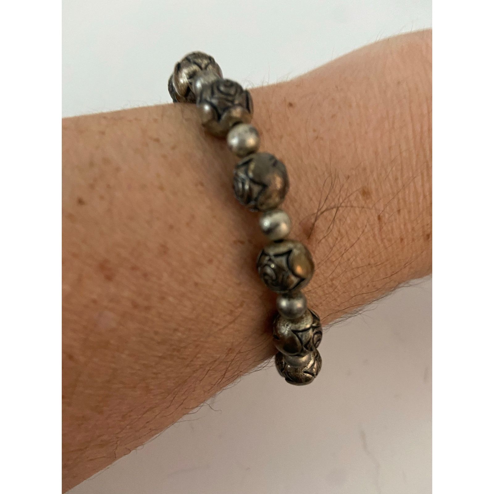 Other Metal rose bead bracelet Size ONE SIZE - 1 Thumbnail