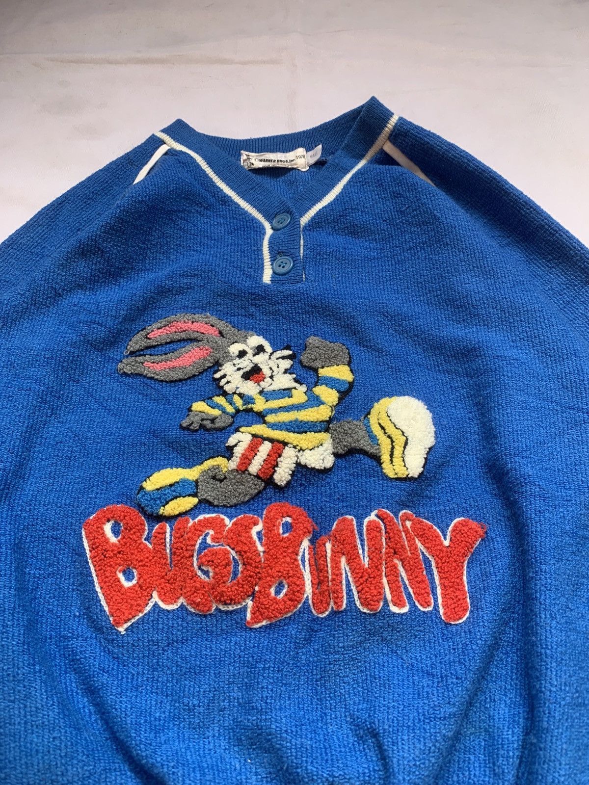 Warner Bros Vintage Knitwear Bugs Bunny Emboirred Size US M / EU 48-50 / 2 - 6 Thumbnail