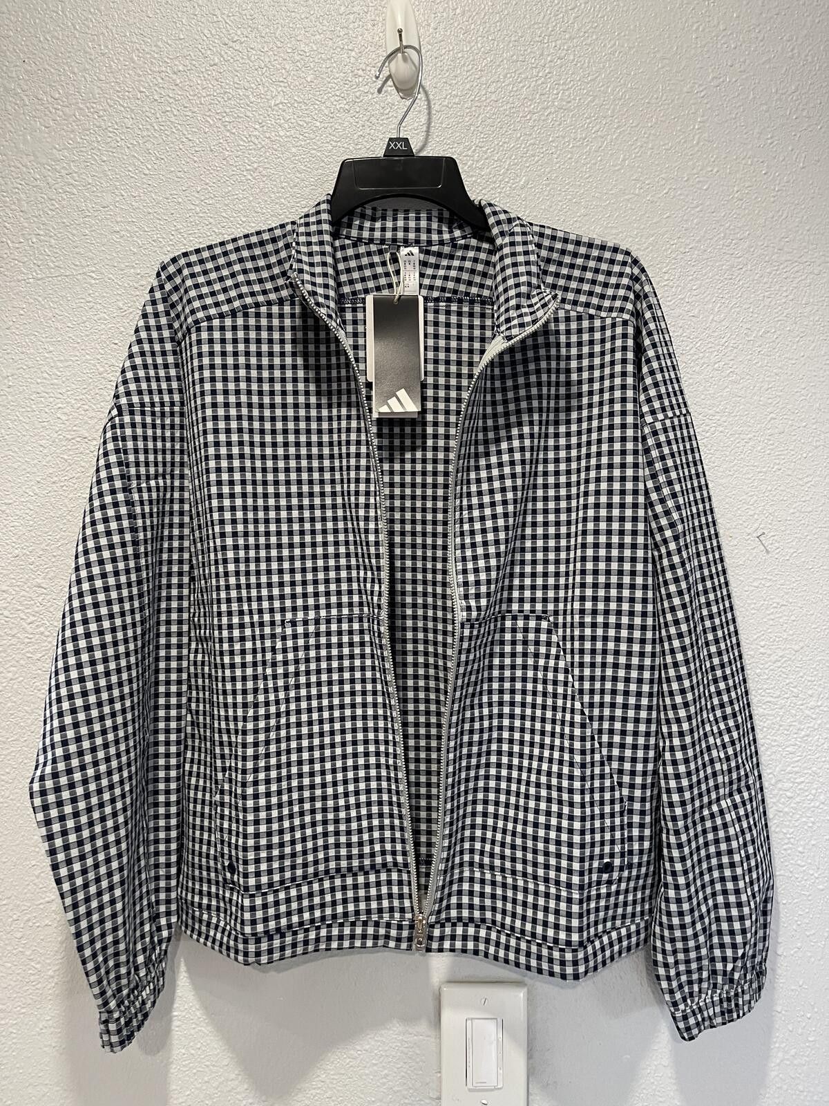 Adidas adidas Women's Ult 365 Gingham Check Golf Jacket Size M / US 6-8 / IT 42-44 - 2 Thumbnail