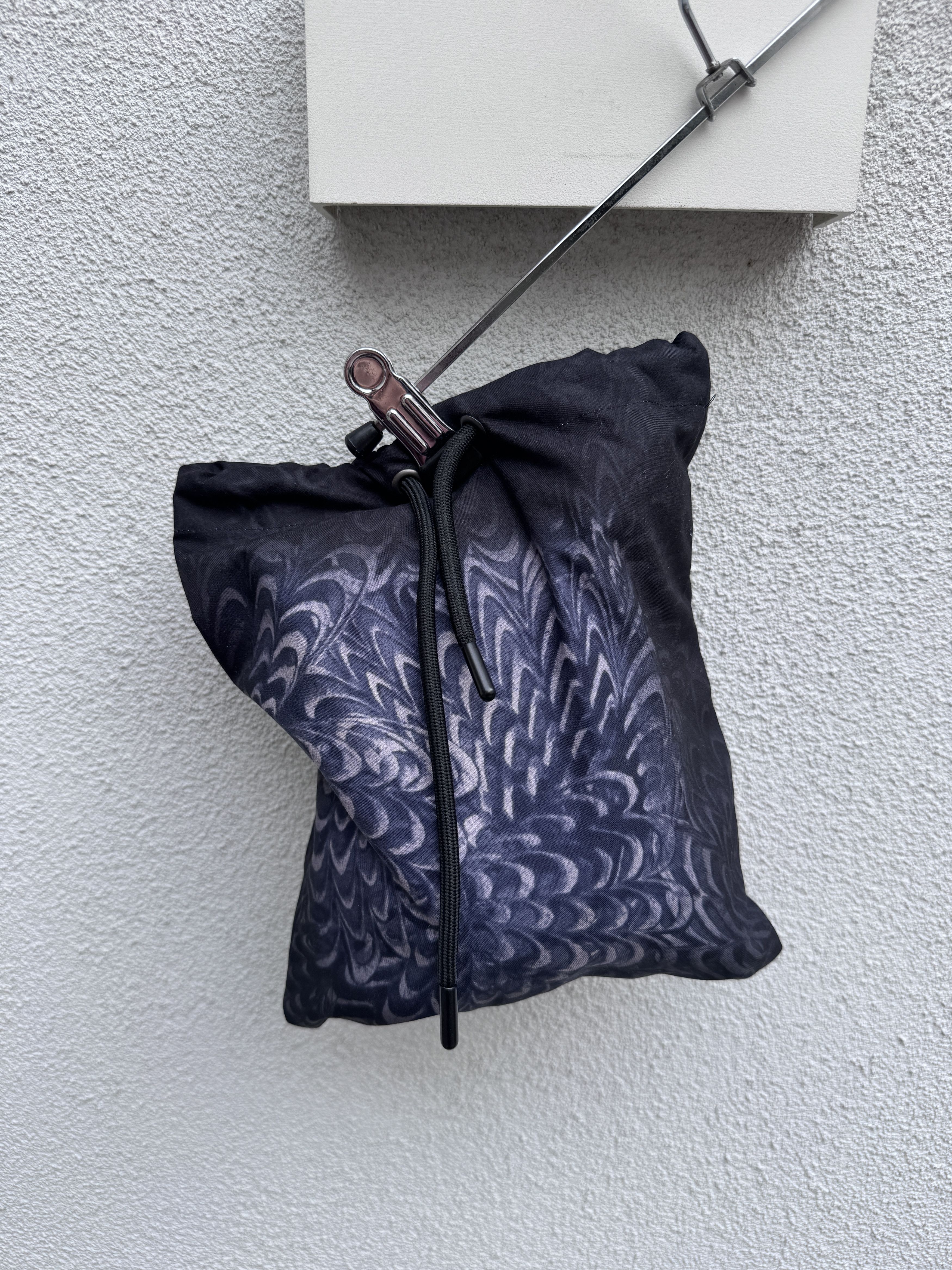 Dries Van Noten Dries van Noten Navy Paste Paper Print Nylon Swim Shorts XL Size US 34 / EU 50 - 8 Thumbnail