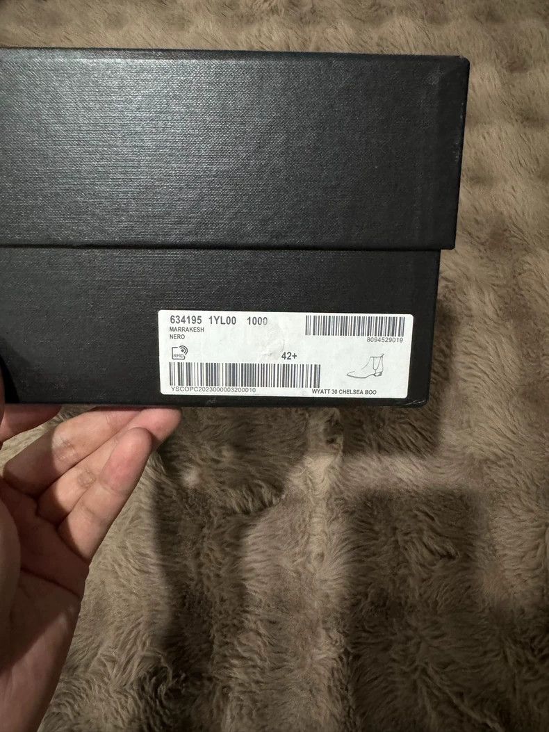 Saint Laurent Paris Saint laurent paris Chelsea boots in shiny leather boots 25 Size US 9.5 / EU 42-43 - 9 Thumbnail