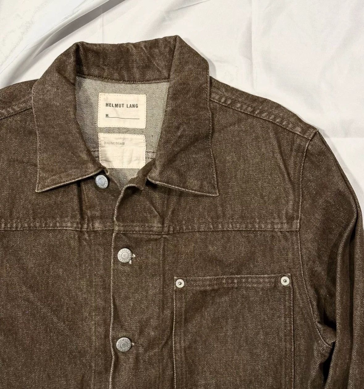 Helmut Lang Helmut Lang 90's Vintage denim jacket 2412-Nextarrow Size US M / EU 48-50 / 2 - 3 Thumbnail