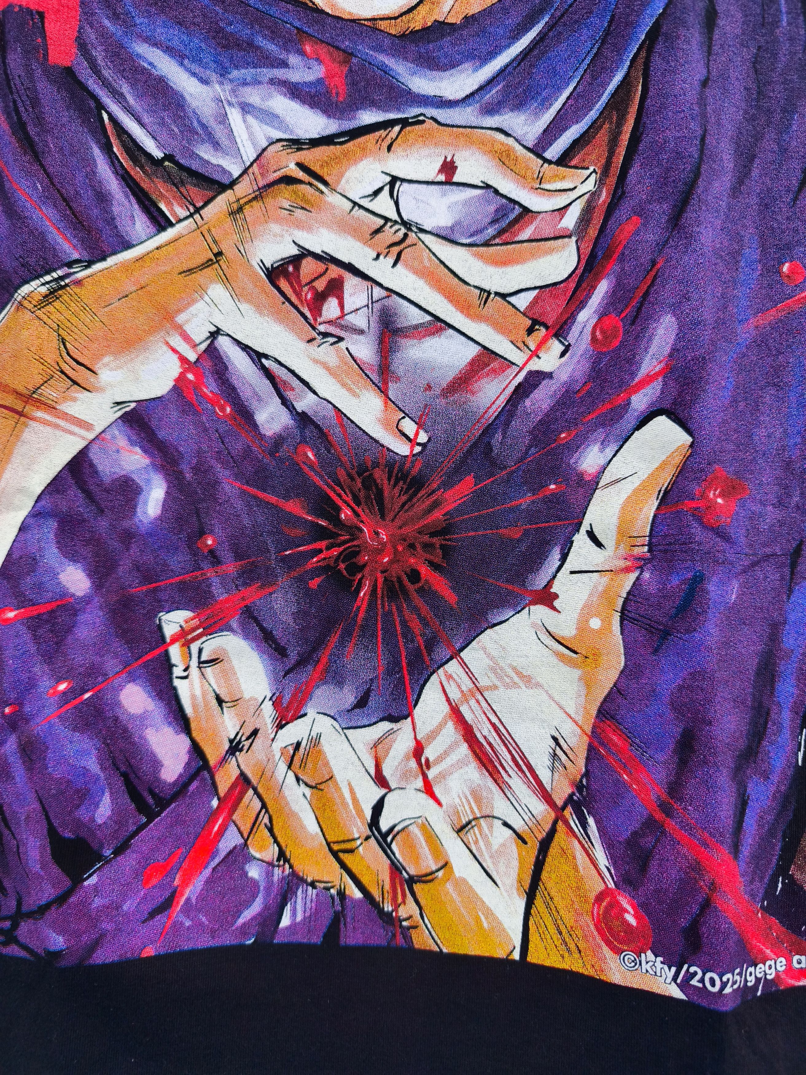 Anime Jujutsu Kaisen Choso Blood Art Aesthetic T-shirt Size US XL / EU 56 / 4 - 10 Thumbnail