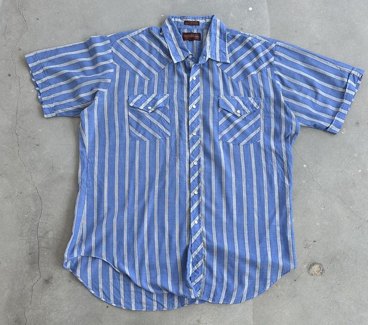 Other VINTAGE SHEPLERS WESTERN FIT SHIRT Size US XL / EU 56 / 4 - 1 Thumbnail