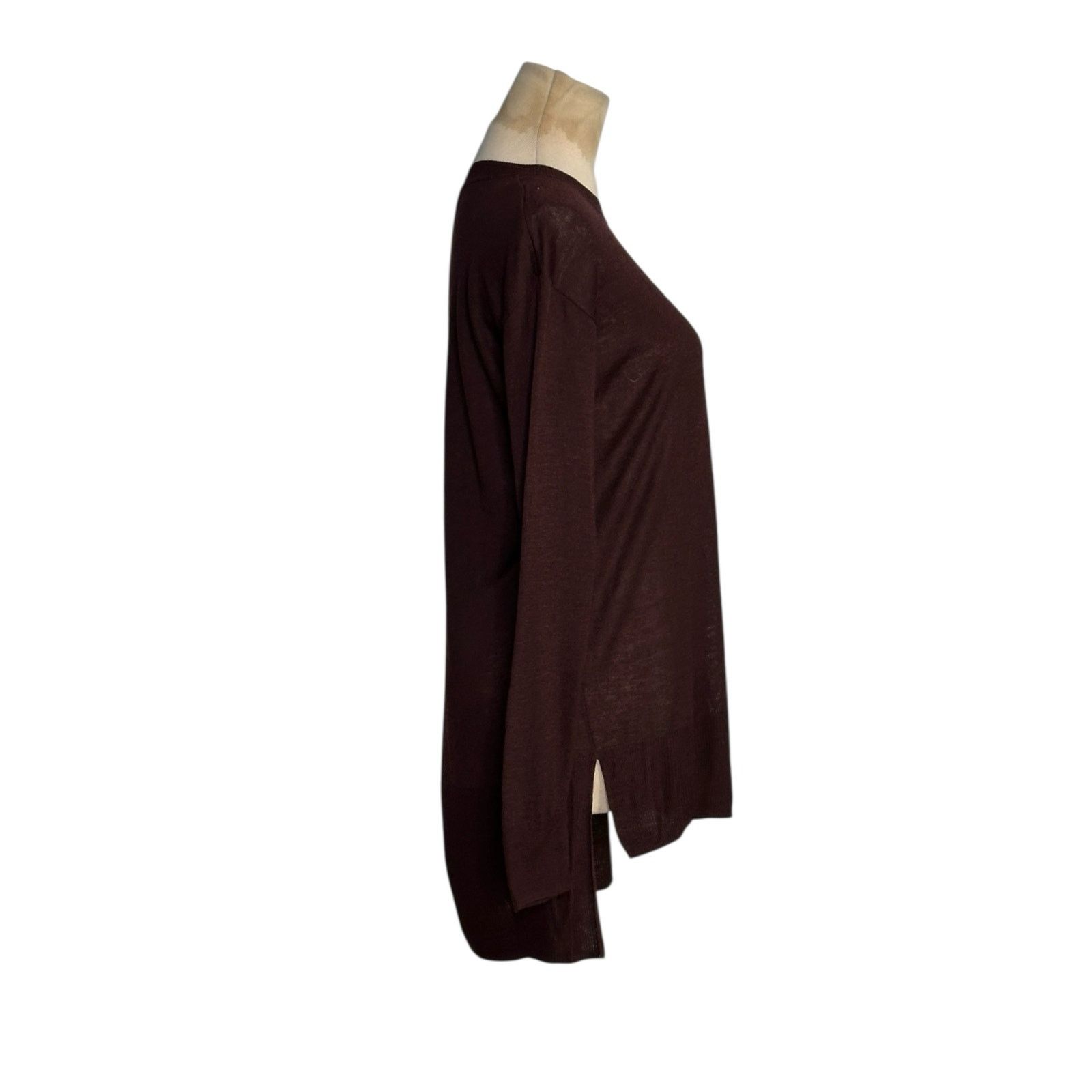 H&M H&M brown long sleeves hi low sweater size XS Size XS / US 0-2 / IT 36-38 - 6 Thumbnail