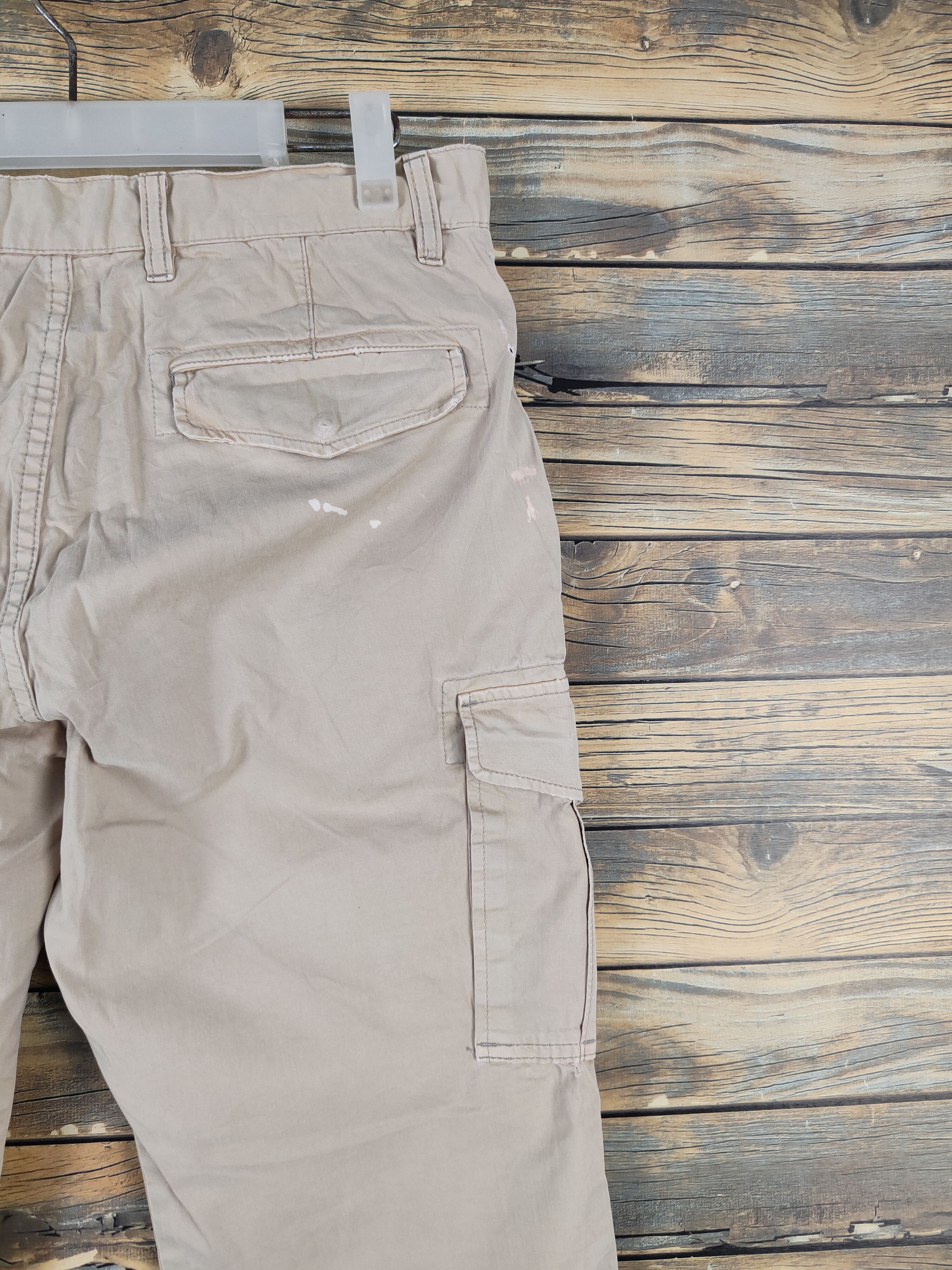 Japanese Brand Uniqlo Beige Multipocket Tactical Cargo Pants #W2094 Size US 33 - 11 Thumbnail