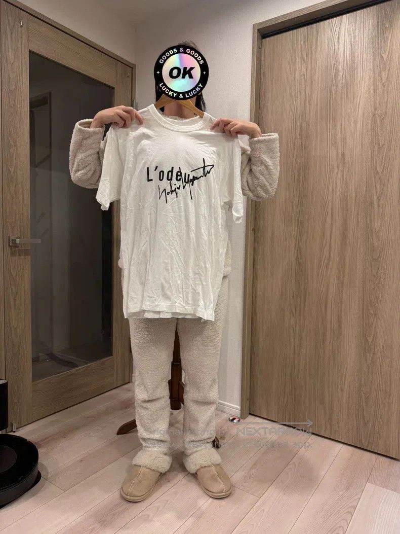 Yohji Yamamoto Yohji Yamamoto White Cotton T-shirt. Size US M / EU 48-50 / 2 - 5 Thumbnail