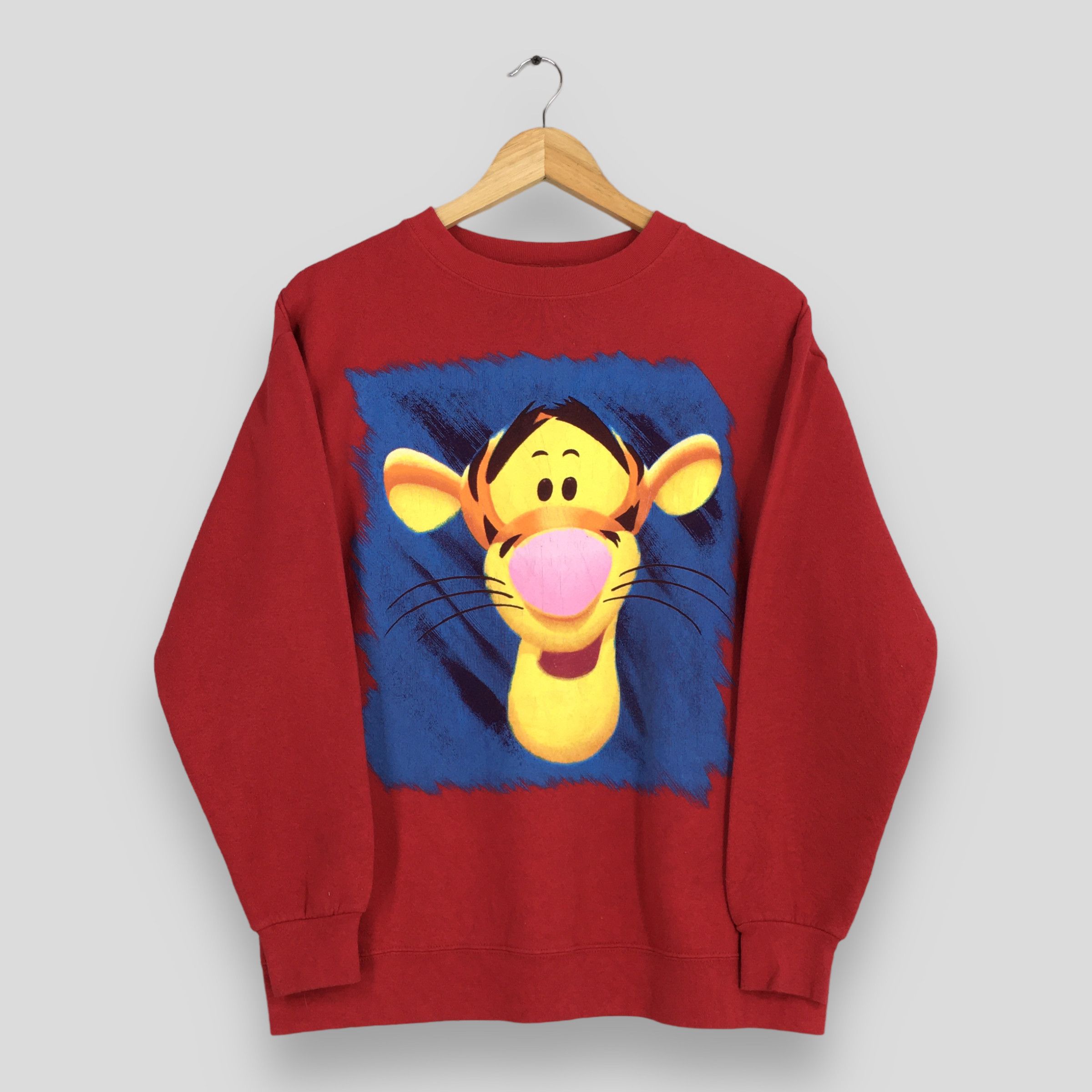 Disney × Vintage Vintage 90s Tigger Disney Pooh Piglet Red Sweatshirt M Size US M / EU 48-50 / 2 - 1 Thumbnail